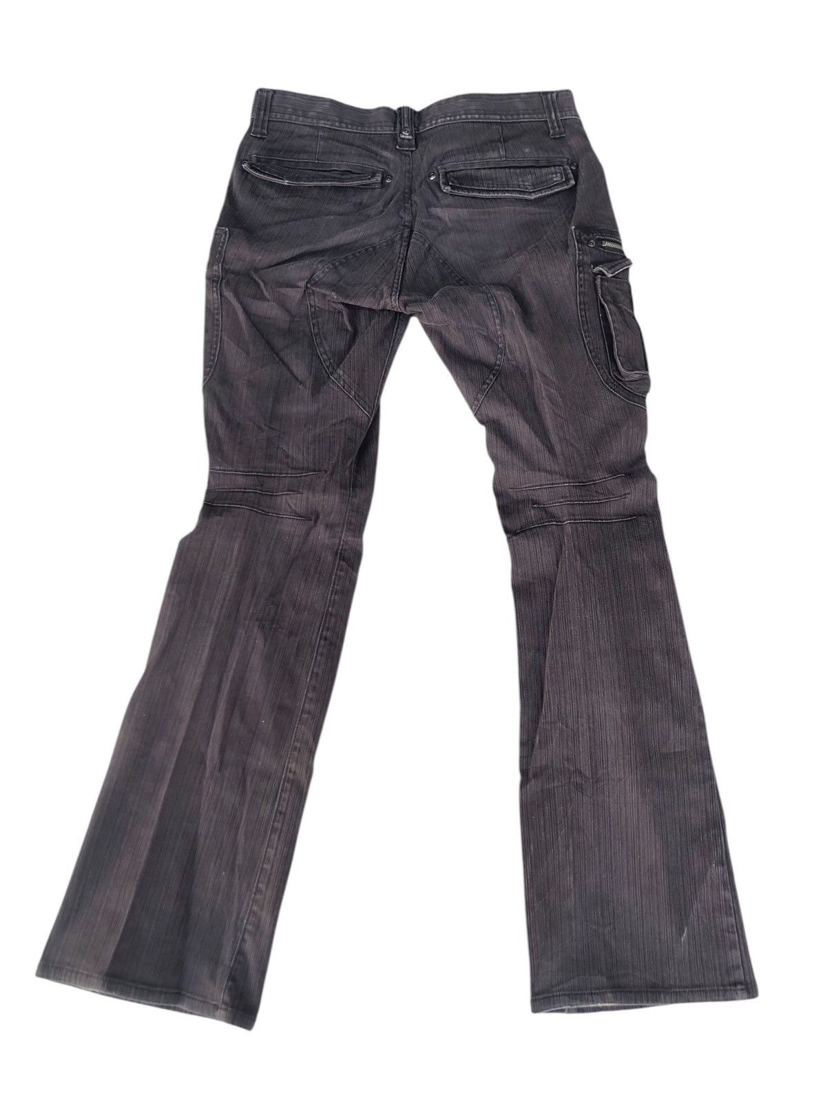 Beauty Beast × If Six Was Nine × Japanese Brand 🔥Bee Bell Muti Pocket Flare Cargo Pants 🔥 Size US 31 - 8 Thumbnail