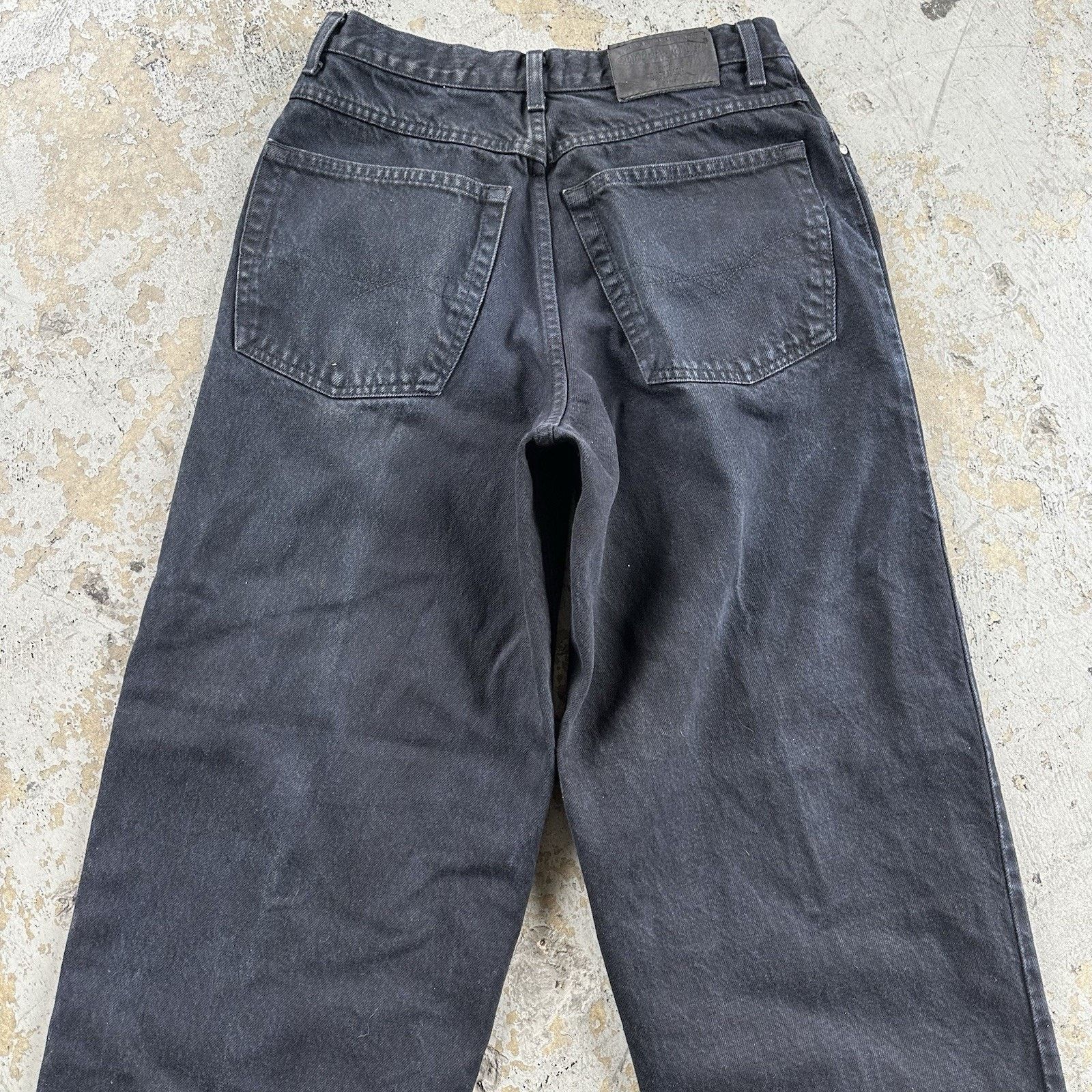 Anchor Blue × Vintage Vintage Anchor Blue Beyond Baggy Black Denim Jeans 32x30 Size US 32 / EU 48 - 5 Thumbnail