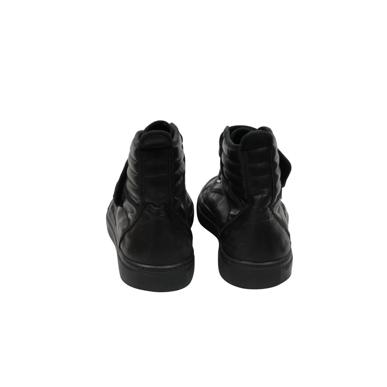 Raf Simons OG Carry Over Strap Sneakers Black Leather - 01935 B Size US 8 / EU 41 - 6 Thumbnail