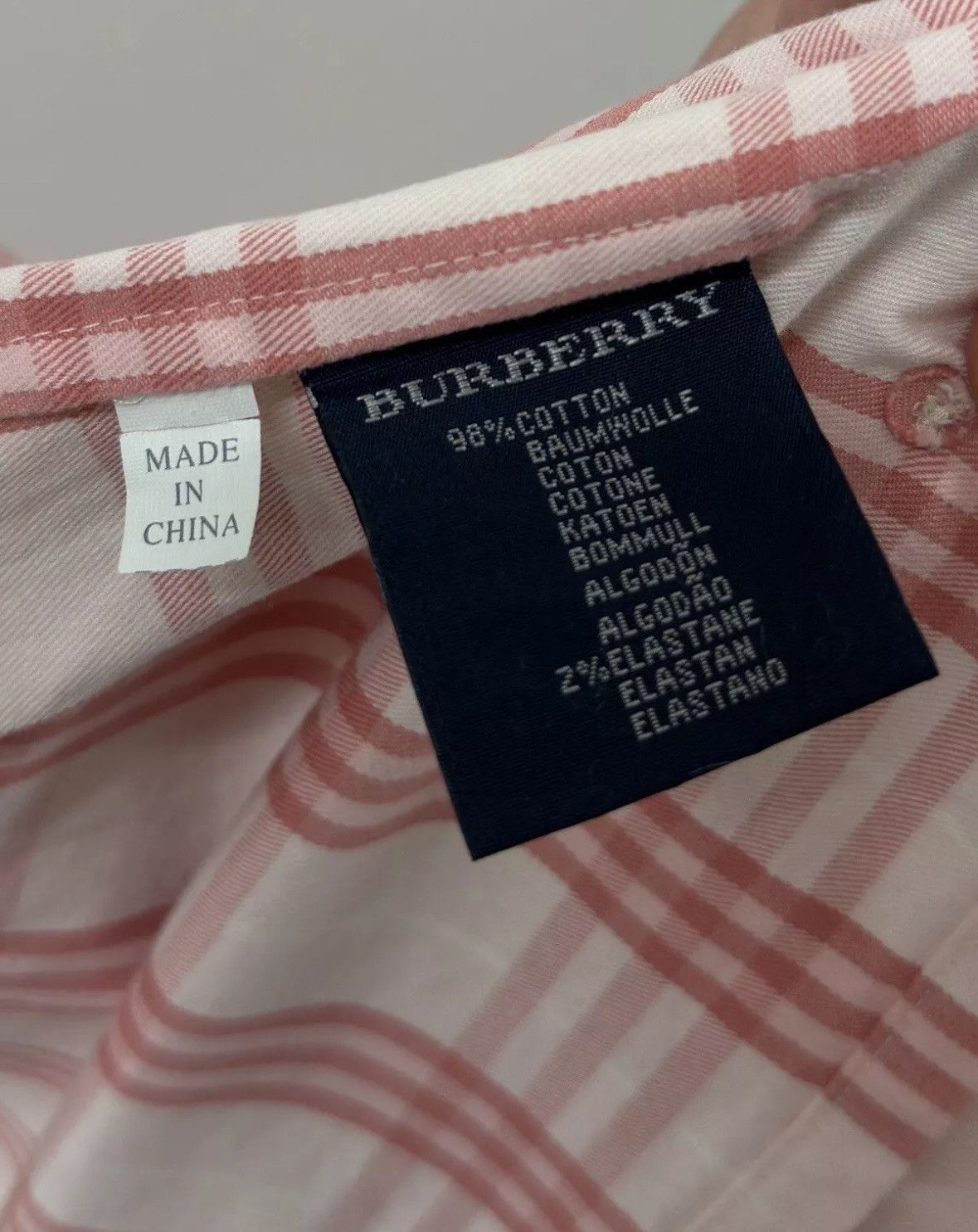 Burberry Vintage Burberry Golf Nova Check Cotton Jacket Pink Zip Size M / US 6-8 / IT 42-44 - 16 Thumbnail