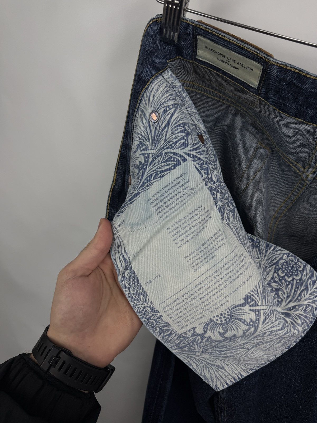 Blackhorse Lane Ateliers 🇬🇧 Blackhorse Lane Ateliers Selvedge Denim Jeans Made London Size US 30 / EU 46 - 7 Thumbnail