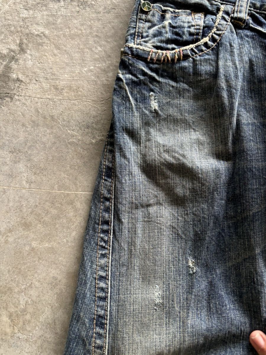Hysteric Glamour × Japanese Brand twist style antgauge japanese jeans super sick backpocket Size US 31 - 10 Thumbnail
