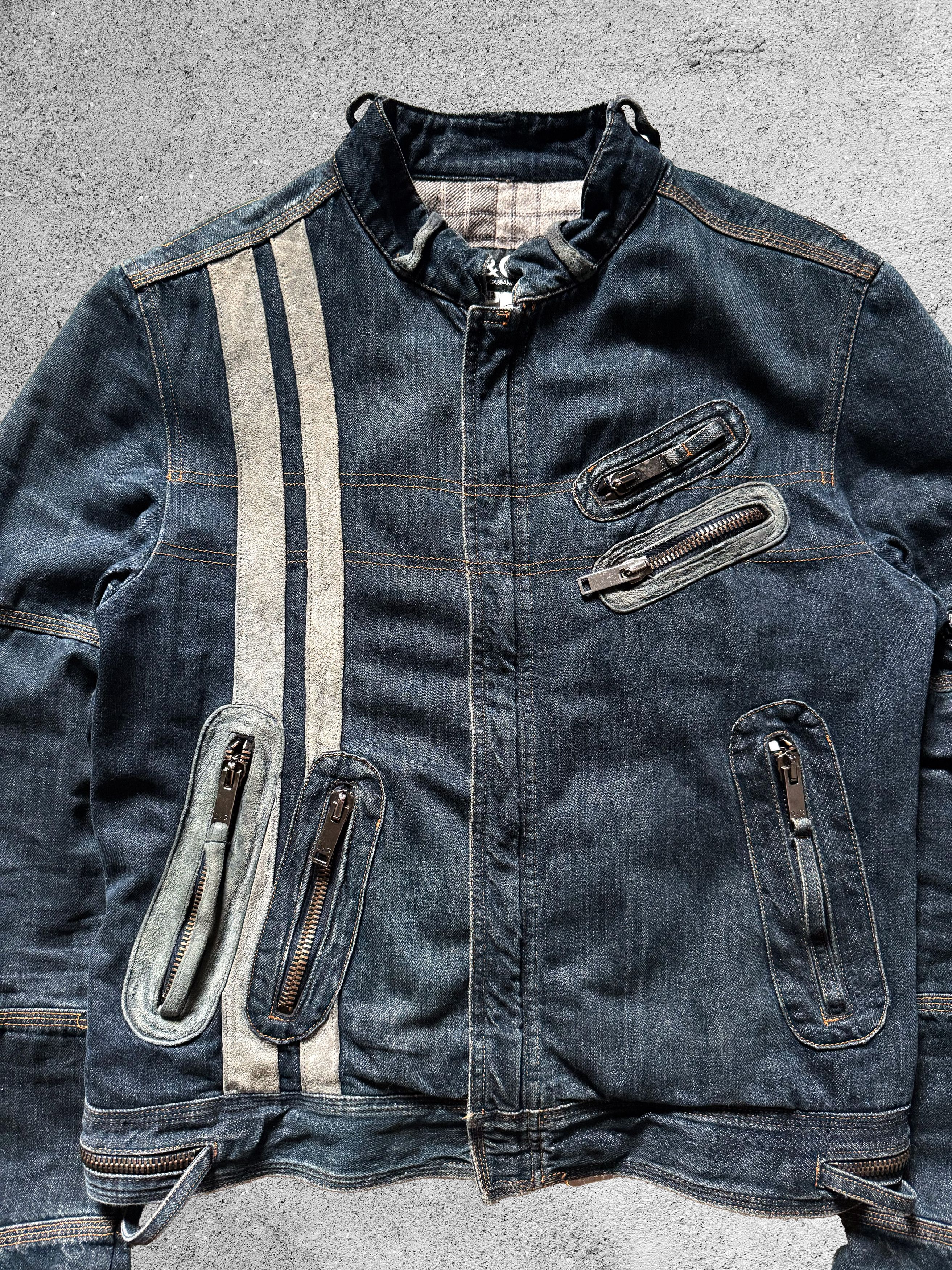 Dolce & Gabbana AW05 Dolce & Gabbana Azure Utility Zipperwear Size US M / EU 48-50 / 2 - 3 Thumbnail