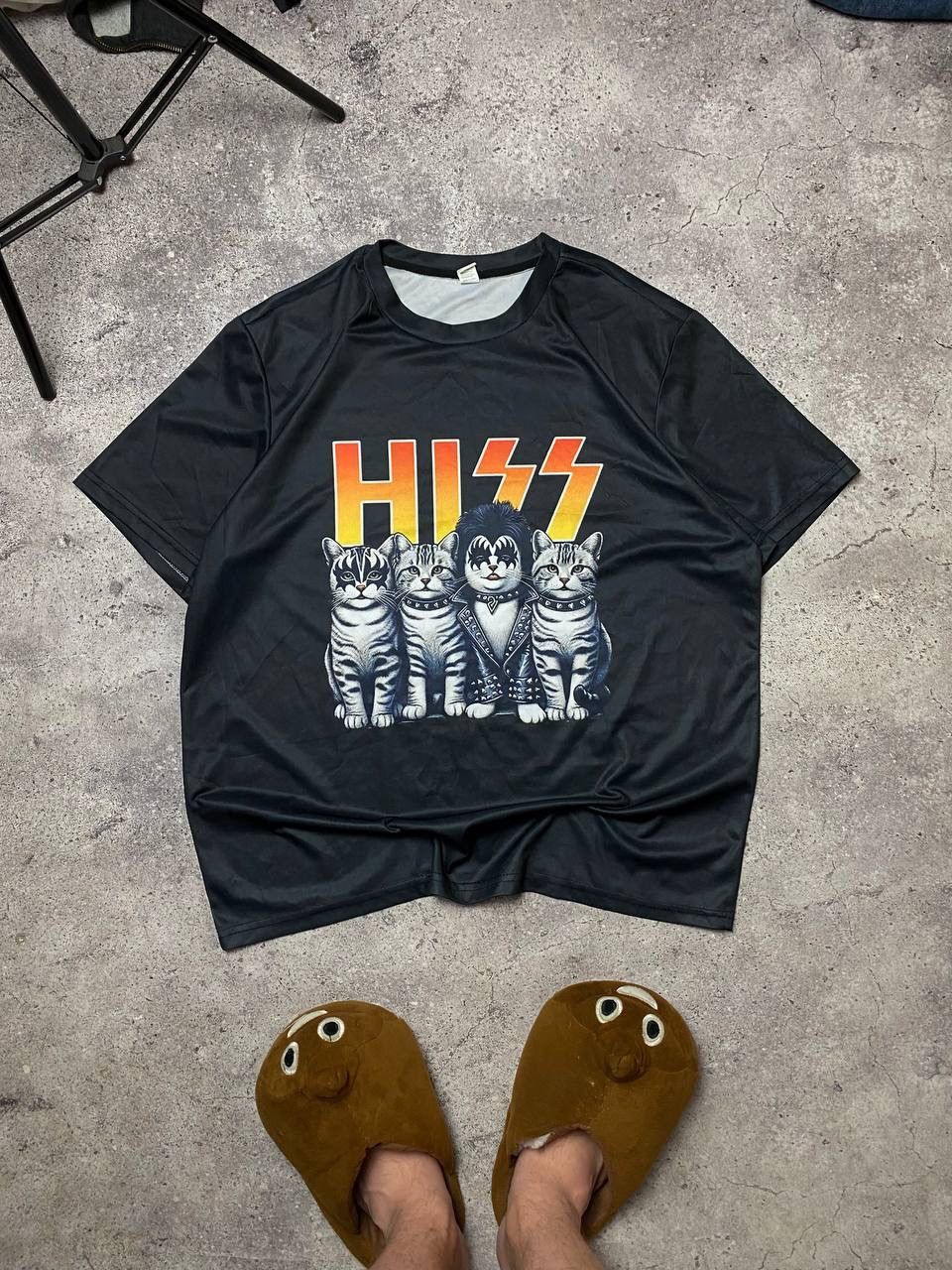 Band Tees × Other × Vintage Humor HISS T-Shirt Kiss Style Cats Logo Y2k Size US XL / EU 56 / 4 - 1 Thumbnail