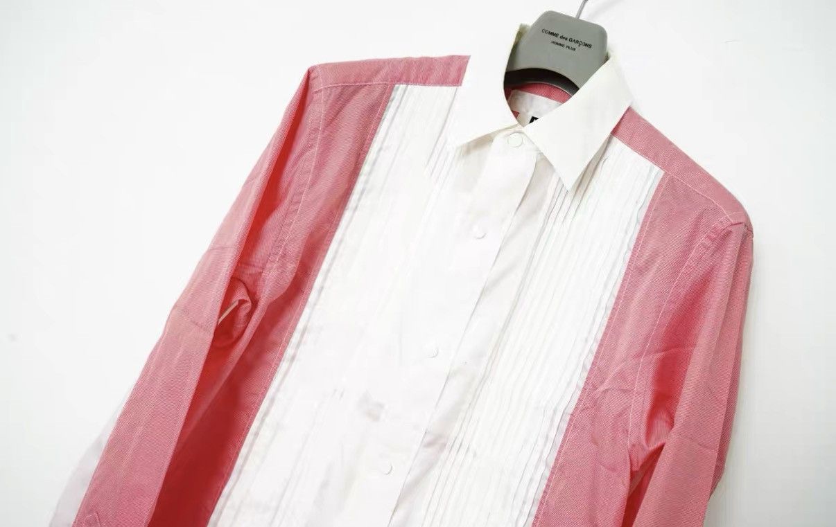 Comme des Garcons Comme des Garçons Pleated Organza Front Shirt Jacket Size US M / EU 48-50 / 2 - 3 Thumbnail