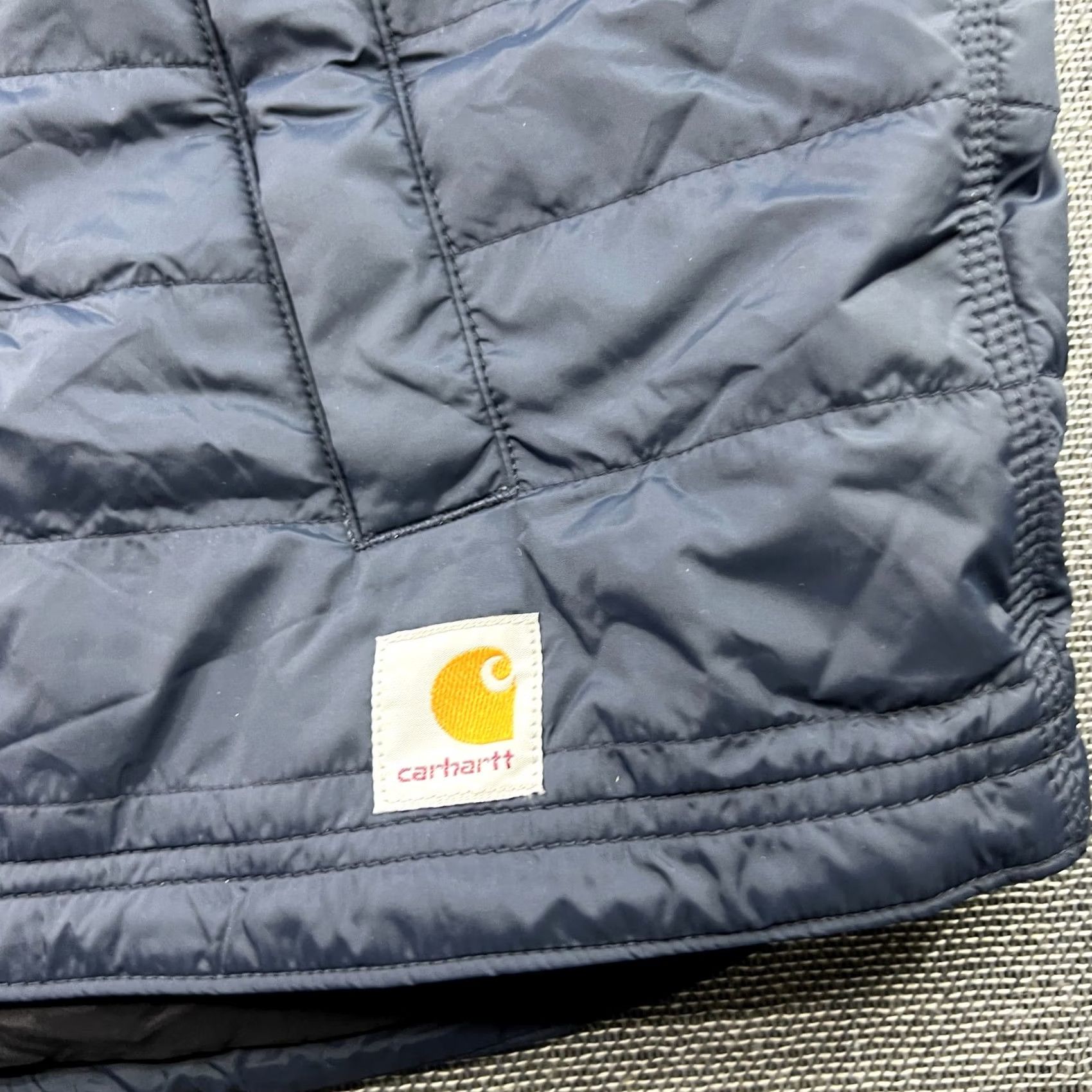 Carhartt Carhartt Rain Defender Gilliam Vest Mens 2XL United Airlines Navy Blue Full Zip Vest Size US XXL / EU 58 / 5 - 2 Thumbnail