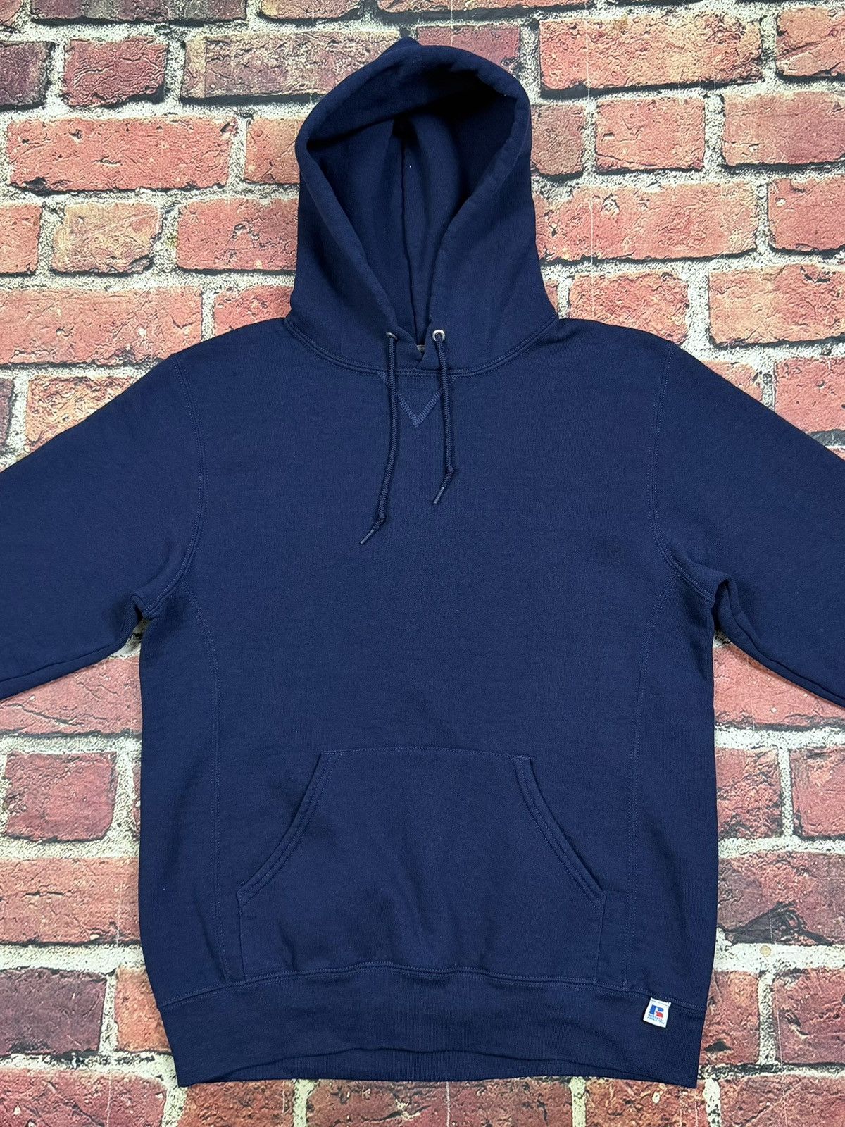 Russell Athletic Vintage Russell Athletic Hoodie Sweatshirt Blank Navy Y2K Size US M / EU 48-50 / 2 - 3 Thumbnail