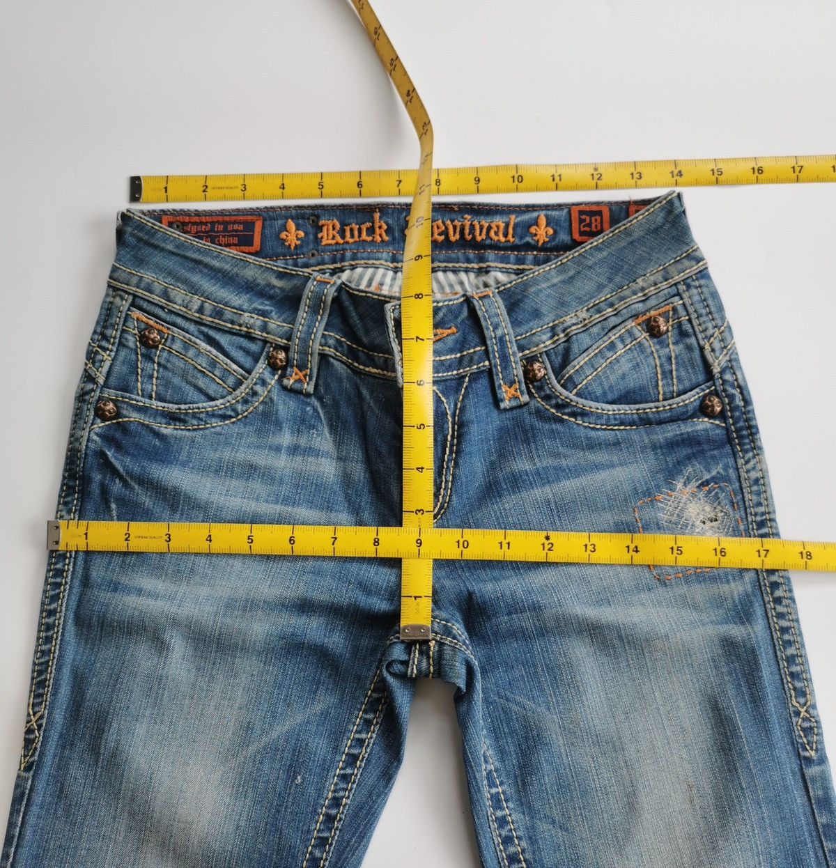 Rock Revival Amy Bootcut Rock Revival Jeans Size 28" / US 6 / IT 42 - 10 Thumbnail