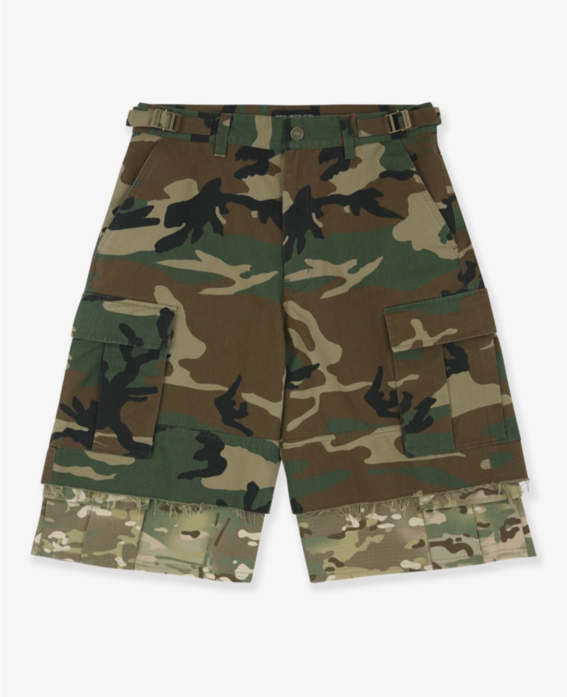 PROJECT G/R Project G/R LAYERED SKIRT CARGO SHORTS | Grailed