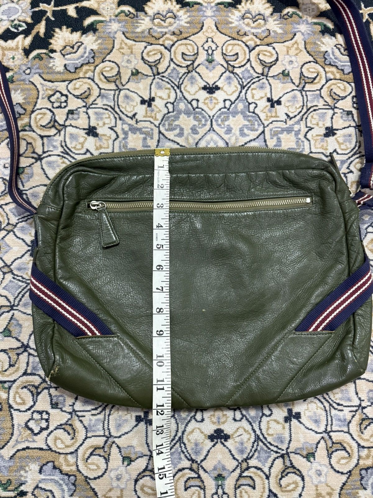 Jean Paul Gaultier Vintage Jean Paul gaultier patina leather sling bag Size ONE SIZE - 11 Thumbnail