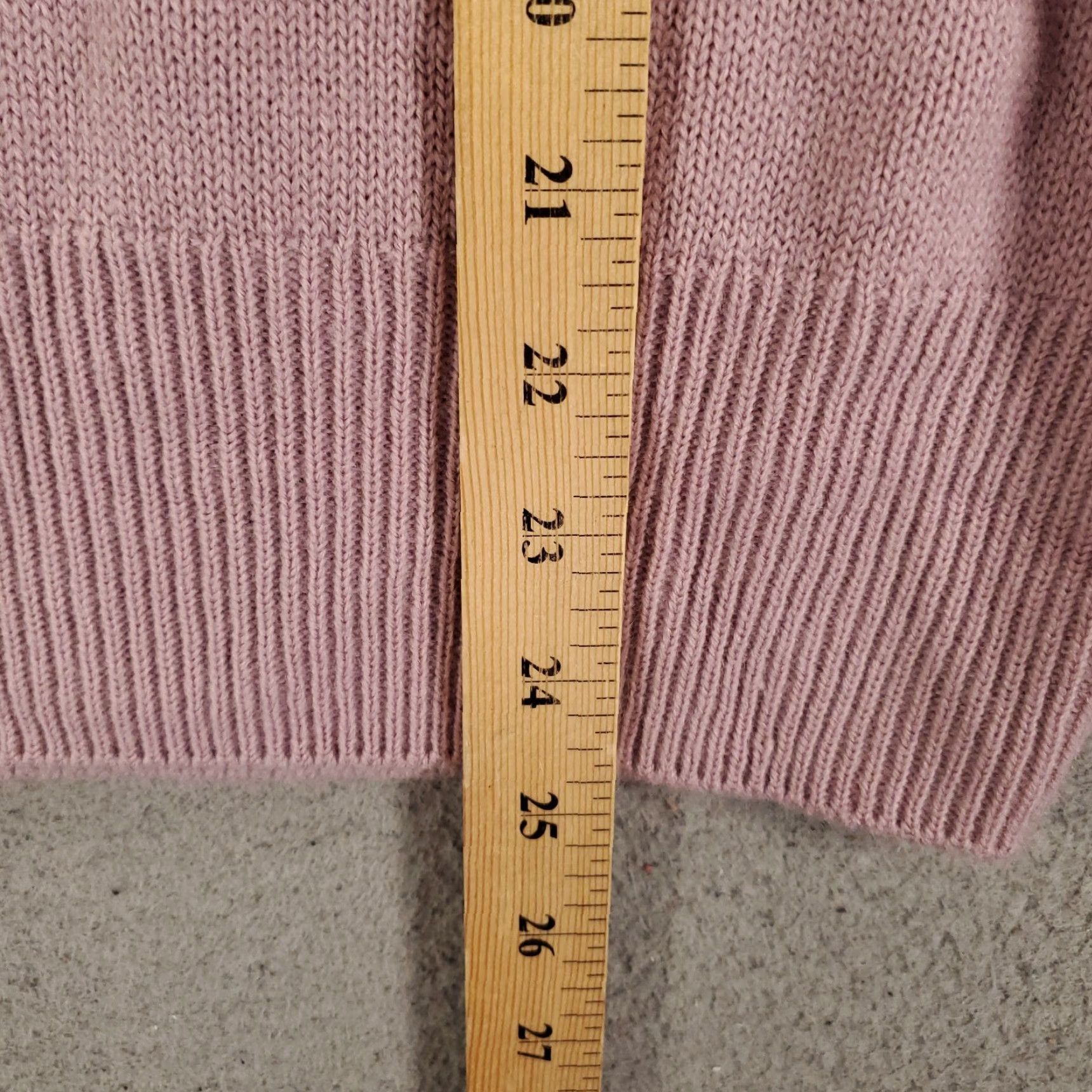 Vintage Womens Sweater Size Small Pink Long Sleeve V Neck Pullover Acrylic Solid Size S / US 4 / IT 40 - 3 Thumbnail