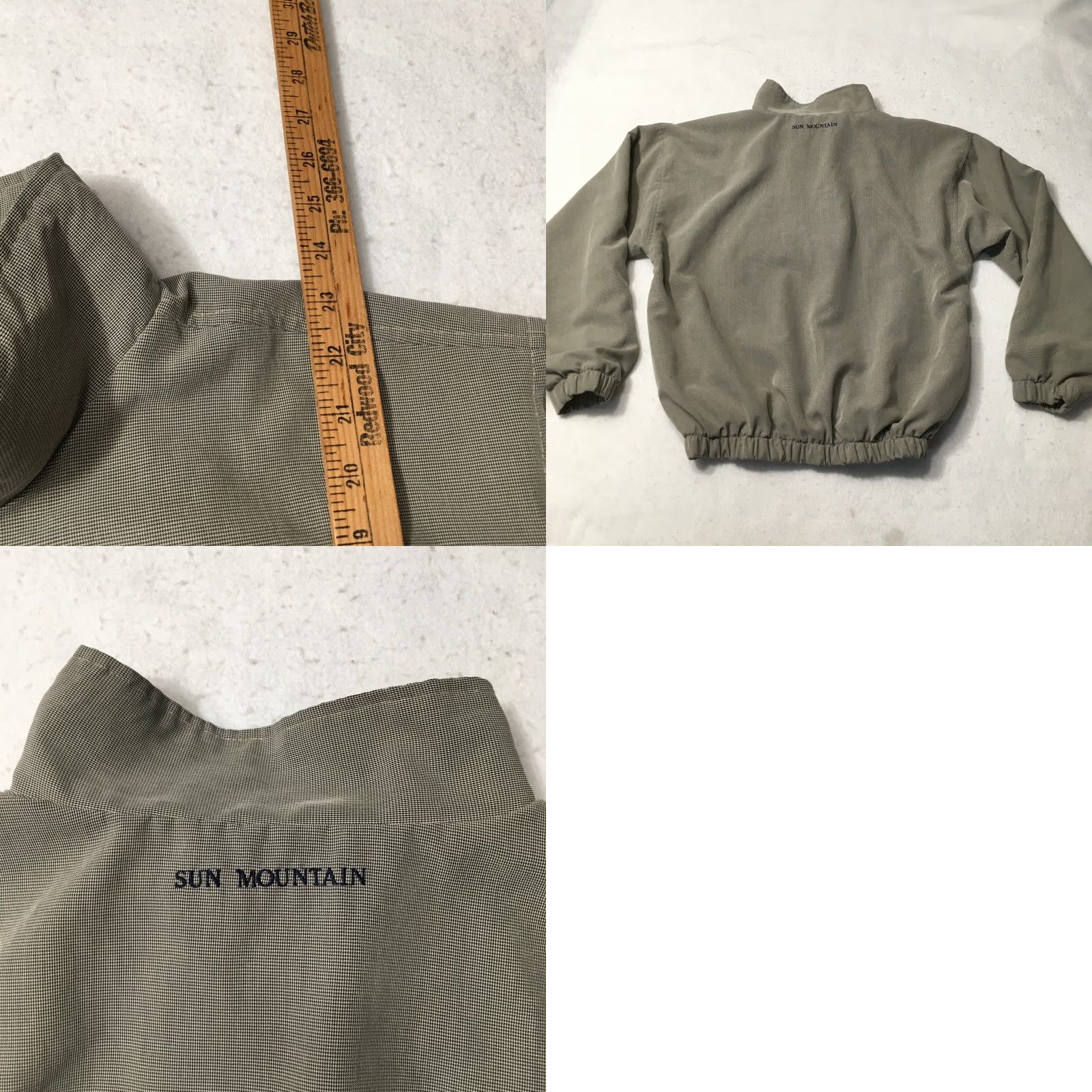 Vintage Sun Mountain 1/4 Zip Pullover Jacket Shirt Gray XS-XL (M) Lined Fleece Athletic Womens Shirt Size M / US 6-8 / IT 42-44 - 8 Thumbnail