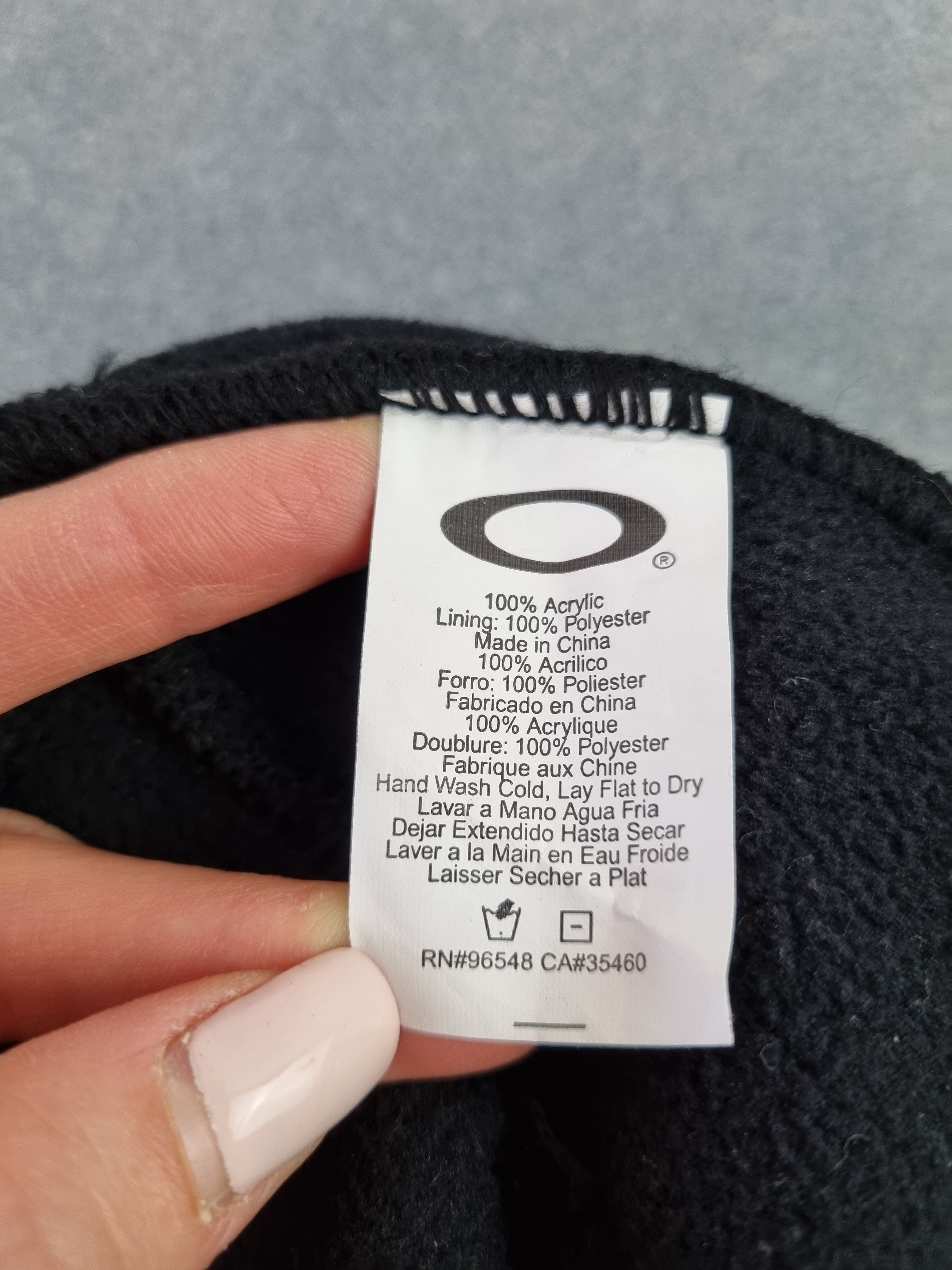 Oakley Rare OAKLEY Big Logo Beanie Cap Size ONE SIZE - 2 Thumbnail