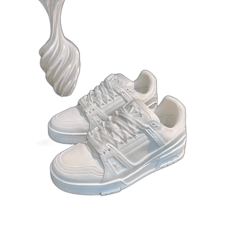 Louis Vuitton White Trainer Sneakers for Sale-yf Size US 5.5 / EU 38 - 1 Thumbnail