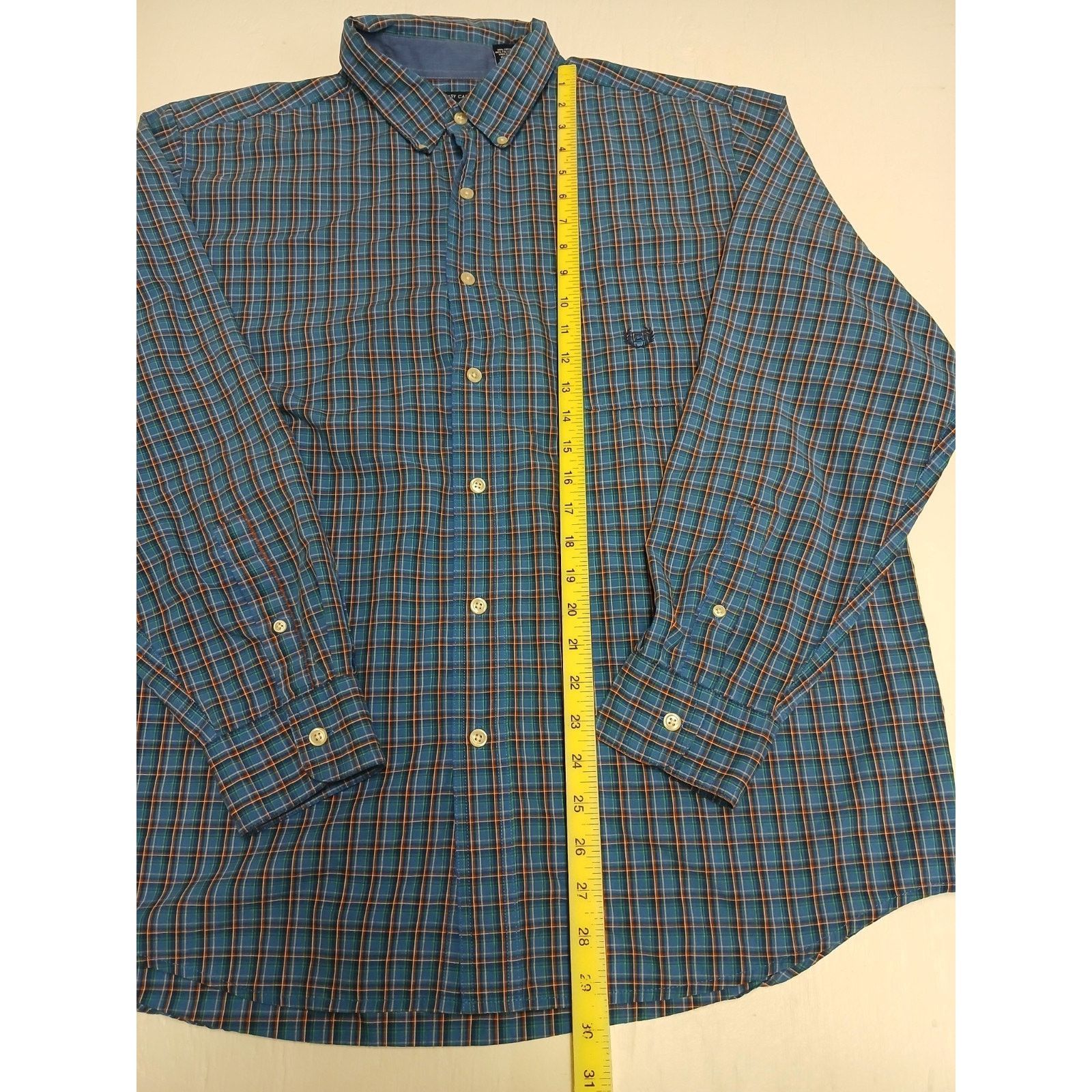 Chaps Chaps Multicolor Blue (XL) Comfort Long Sleeve Dress Shirt Size US XL / EU 56 / 4 - 2 Thumbnail