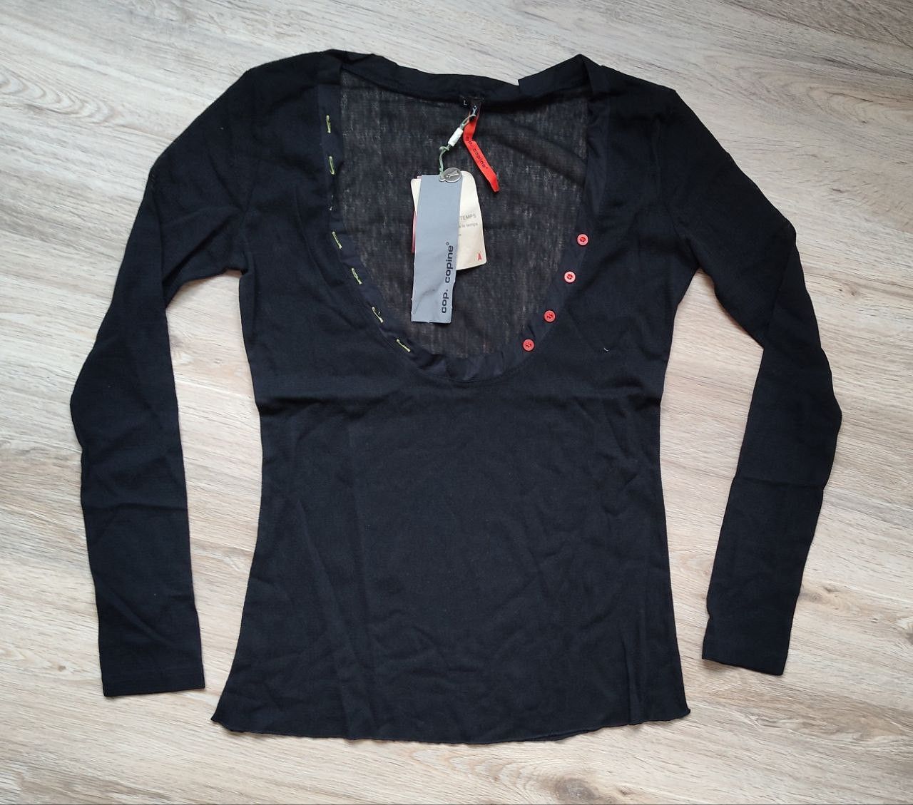 Cop Copine Cop.Copine black longsleeve+tank top sz M made in France New Size M / US 6-8 / IT 42-44 - 3 Thumbnail