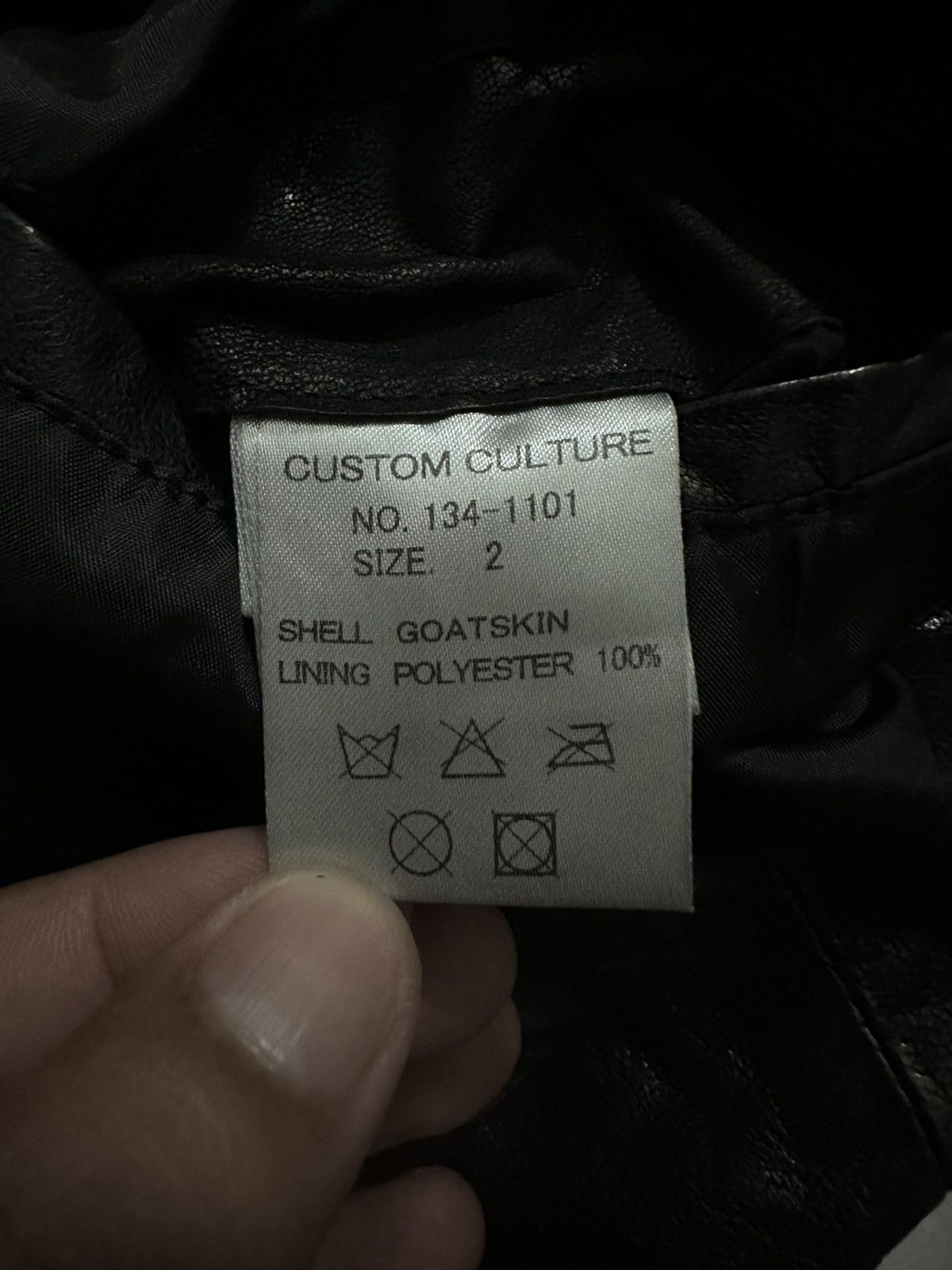 If Six Was Nine RARE ‼️ Custom Culture Goatskin Leather Jacket Size US S / EU 44-46 / 1 - 8 Thumbnail