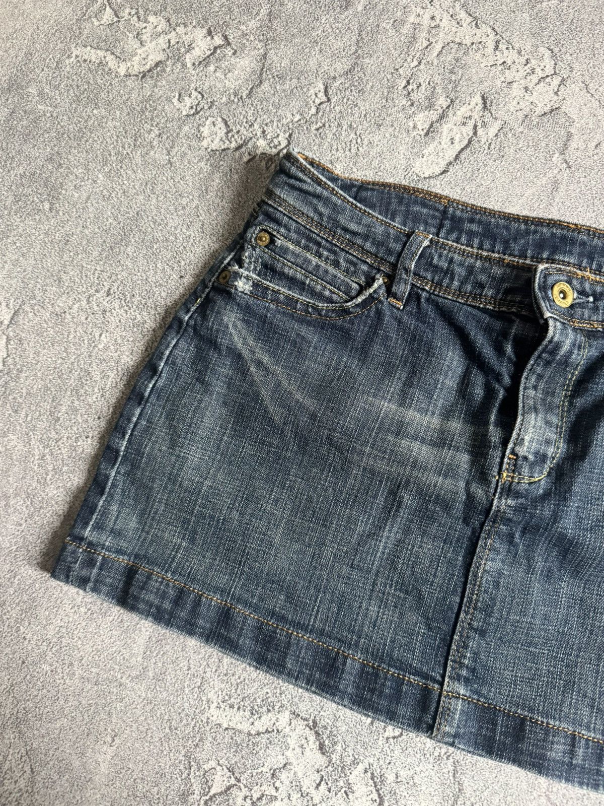 Levi's Levis Levi’s vintage denim y2k mini skirt punk opium Size 27" / US 4 / IT 40 - 4 Thumbnail