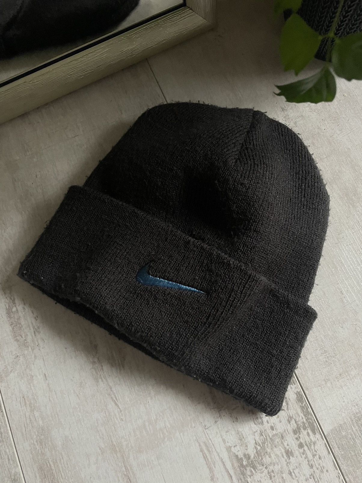 Nike × Vintage Nike Vintage Hat Brown 90’s Swoosh Y2K Rare Size ONE SIZE - 2 Thumbnail