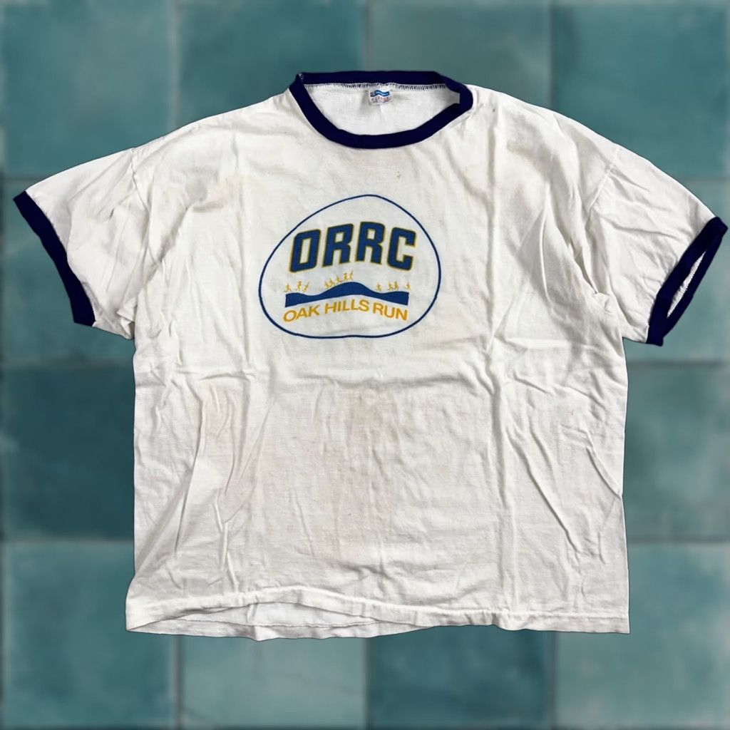 Champion VINTAGE Champion T-Shirt ORRC 80s Sun Fun Graphic White XL Men Crew Neck Short Sleeve 1980s 80s Vintage Size US XL / EU 56 / 4 - 1 Thumbnail