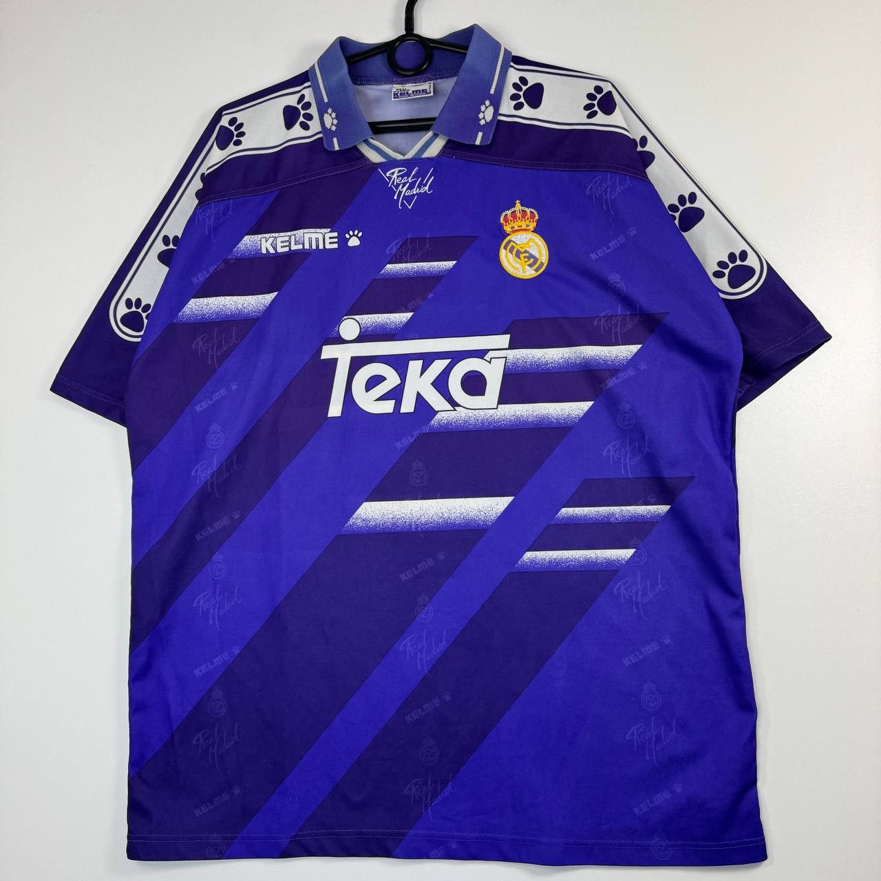 Other Kelme Real Madrid Away Shirt 1994-96 Vintage Mens Size XL Size US XL / EU 56 / 4 - 1 Thumbnail