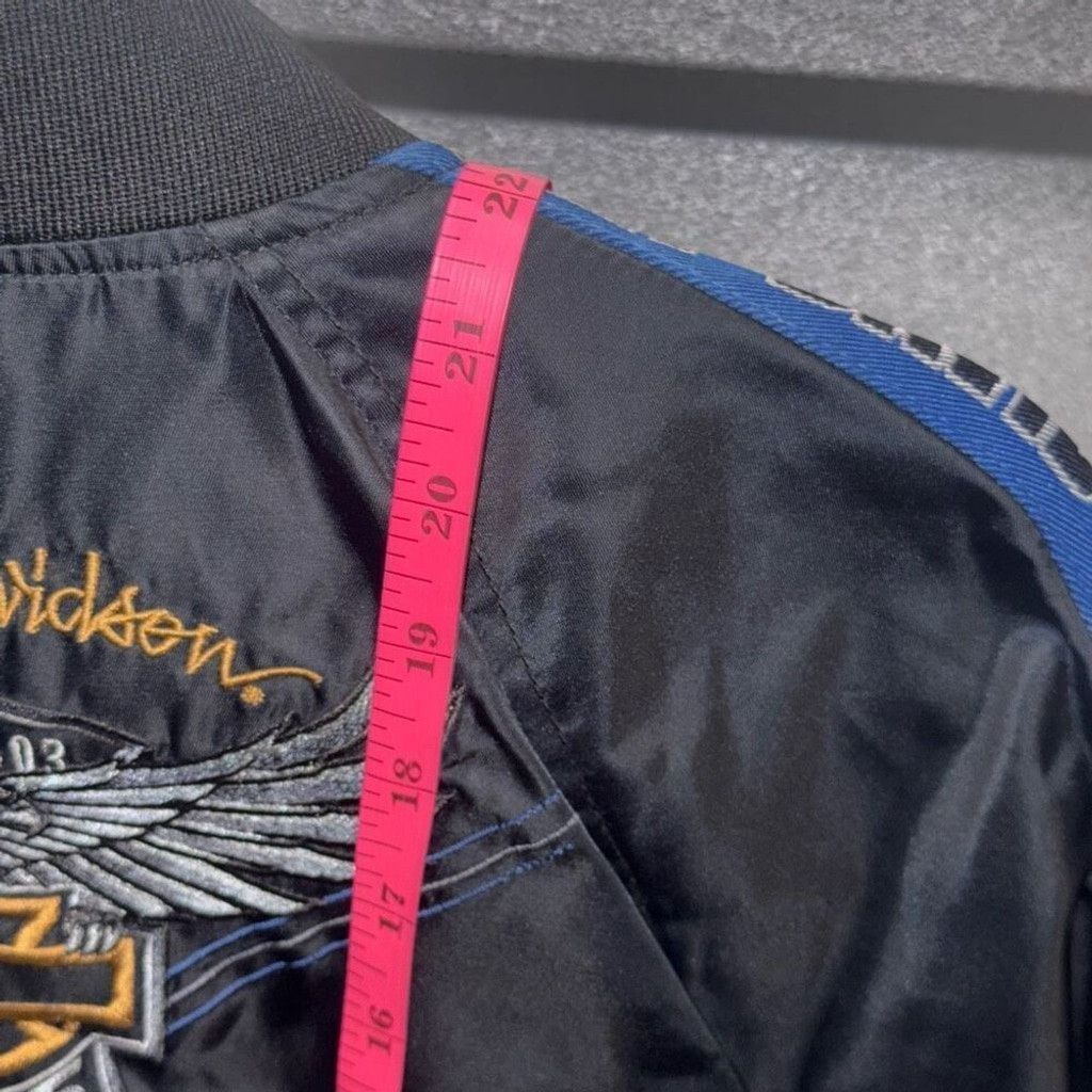 Harley Davidson HARLEY DAVIDSON 115th Anniversary Motorcycle Bomber Jacket S Size L / US 10 / IT 46 - 10 Thumbnail