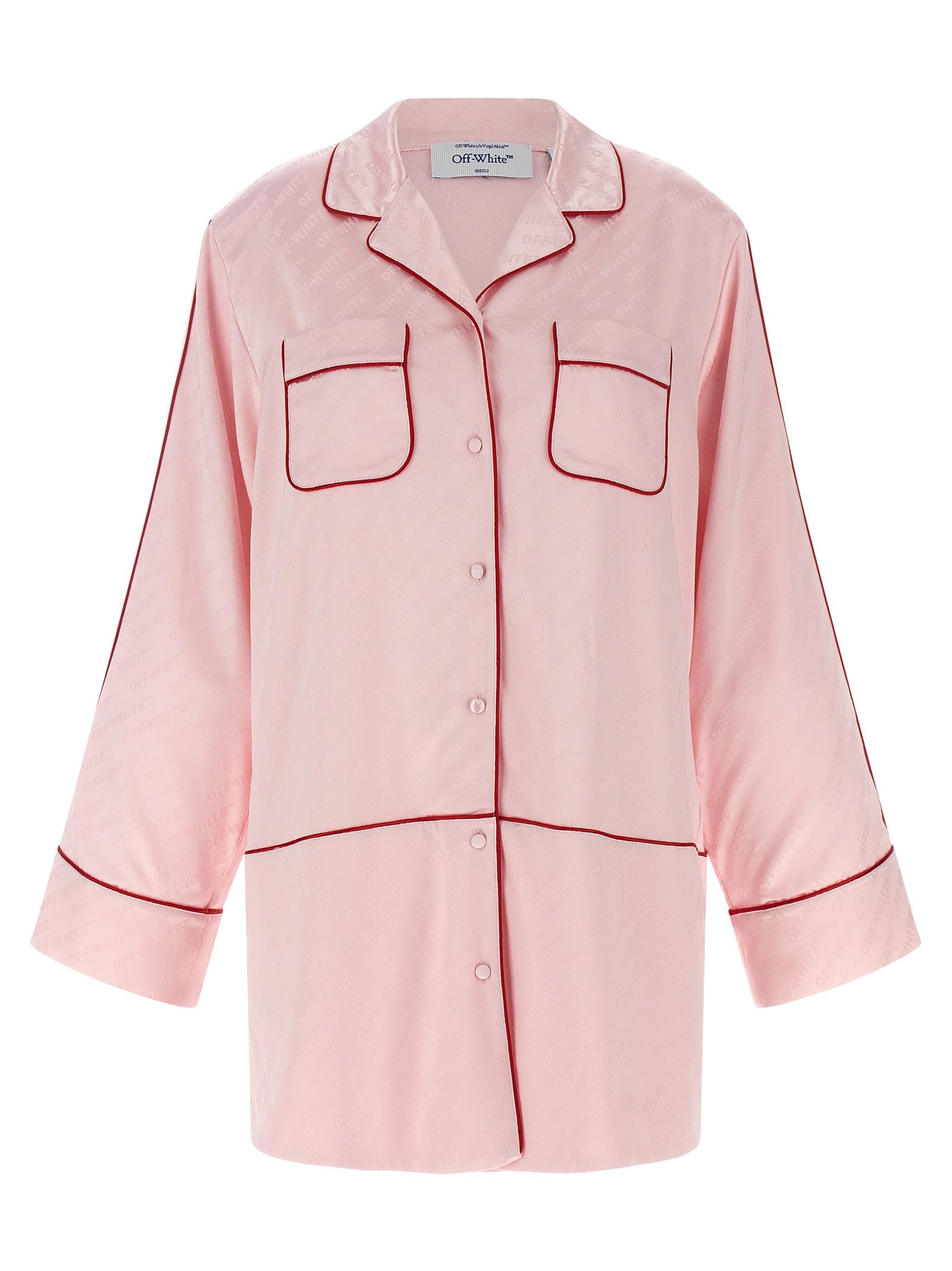 Off-White 'Jacquard Satin New Roxy Pajama' shirt Size XS / US 0-2 / IT 36-38 - 1 Thumbnail