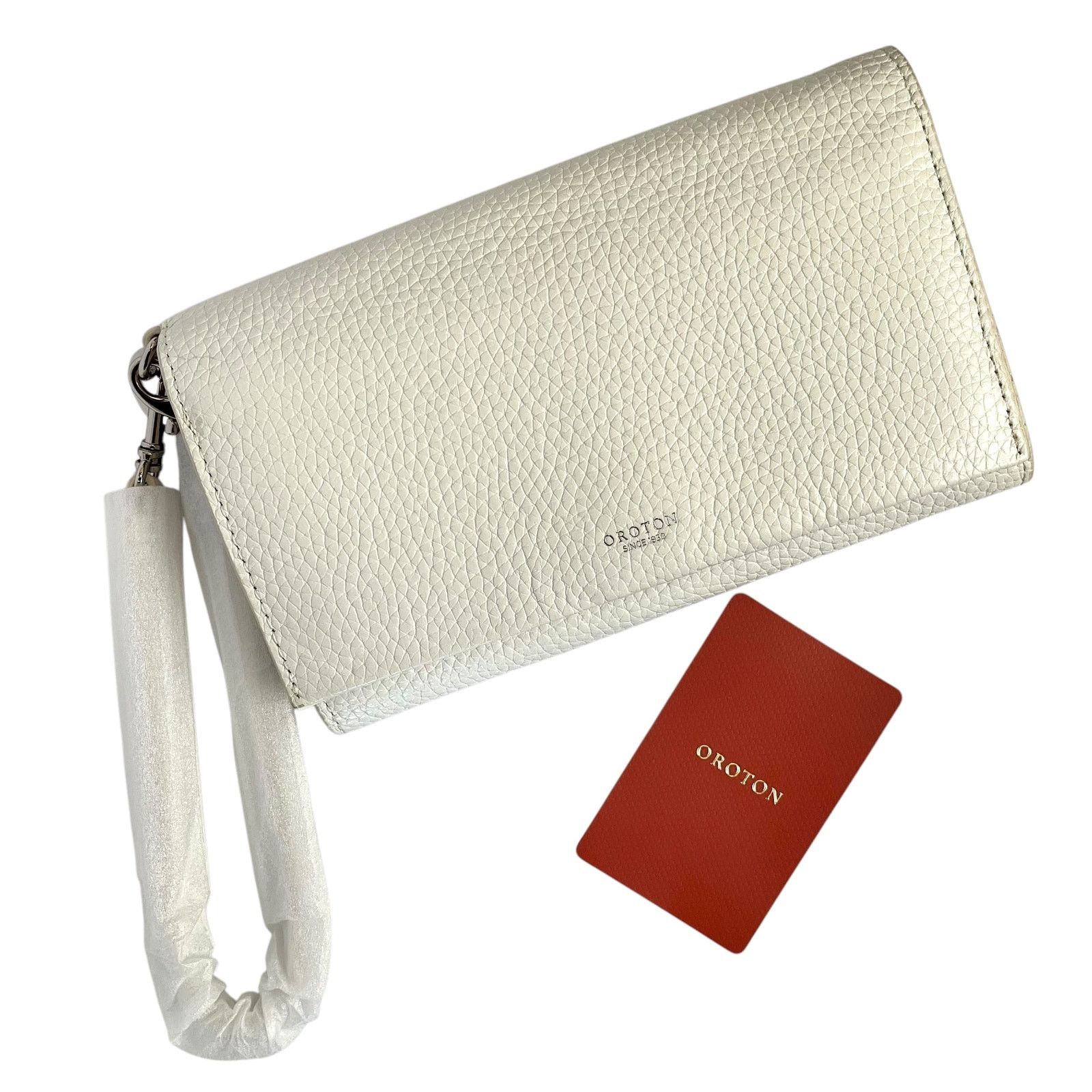 NWOT Oroton Avalon Pebbled Leather Clutch Wallet and Pouch