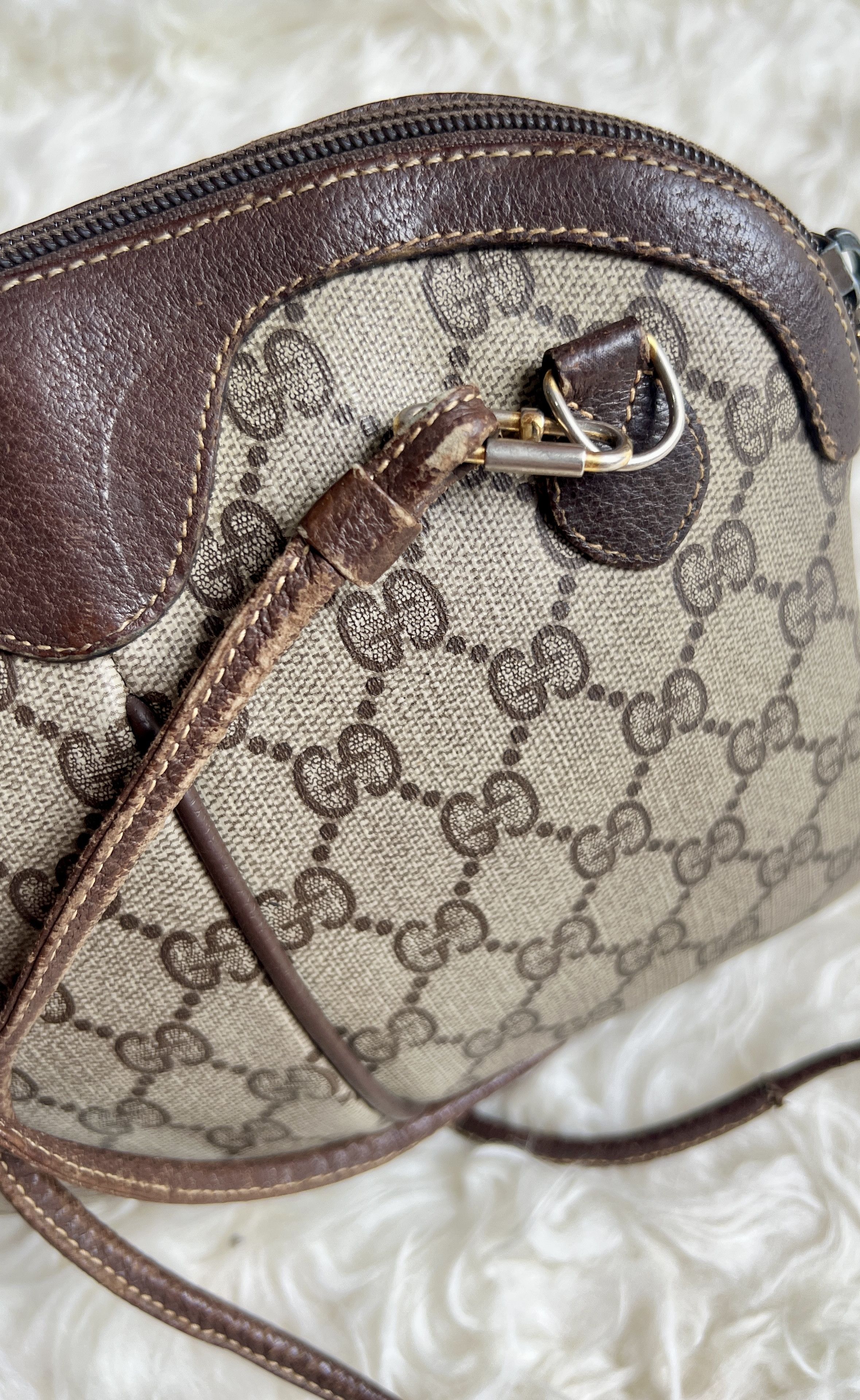 Gucci Auth Gucci GG Monogram Supreme Sherry Web Ophidia Size ONE SIZE - 6 Thumbnail