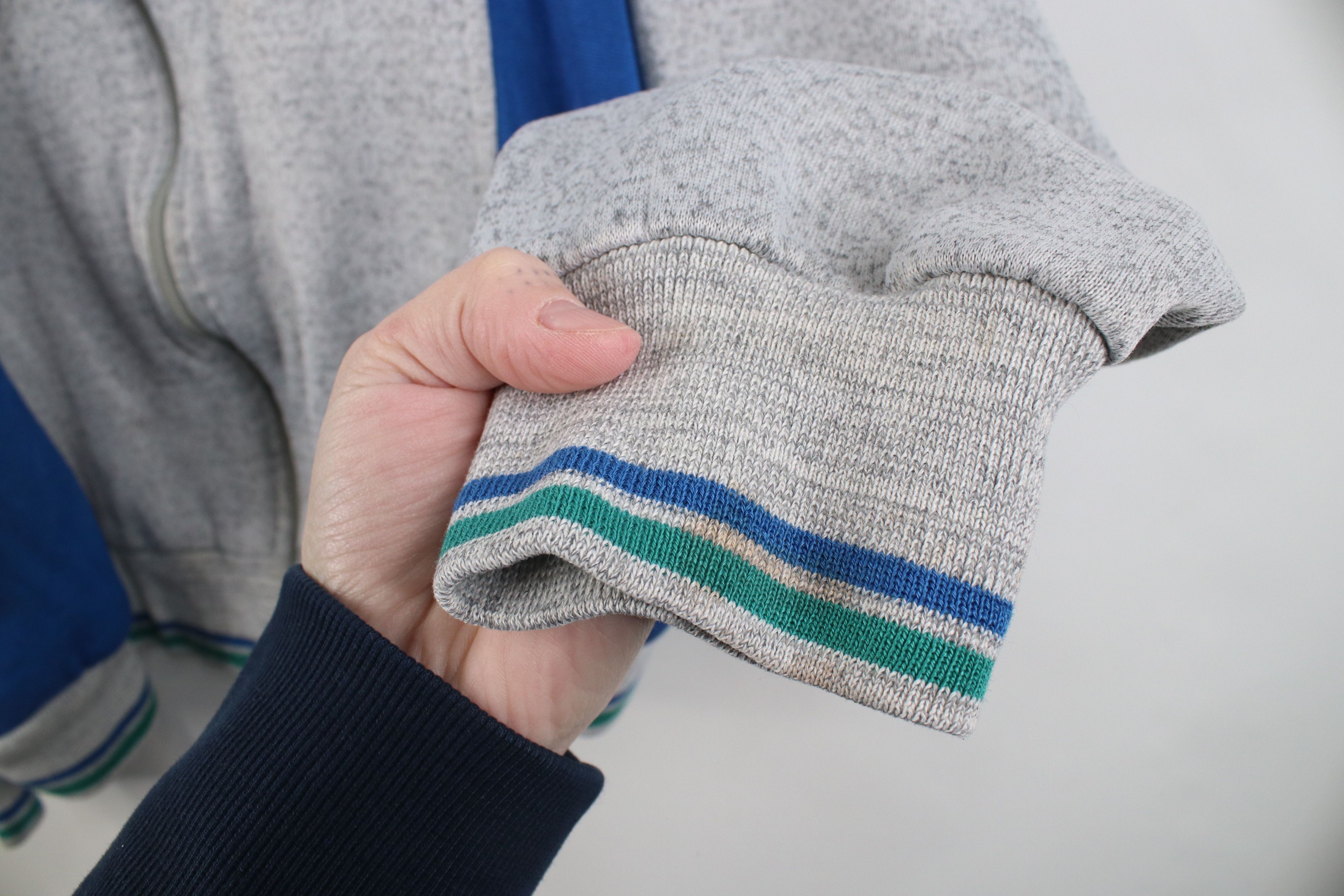 Vintage Vintage 70s Streetwear Triblend Zip Tennis Track Jacket Size L / US 10 / IT 46 - 7 Thumbnail