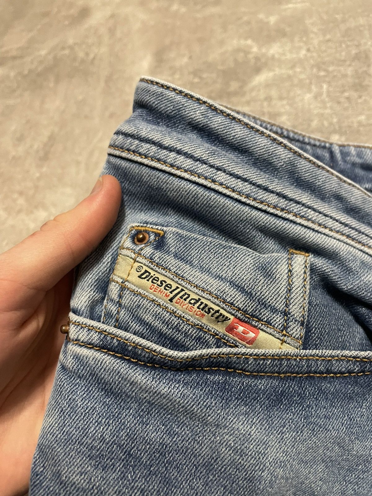 Diesel Vintage Diesel Distressed Denim Jeans Pants 31 Y2K Size US 31 - 15 Thumbnail