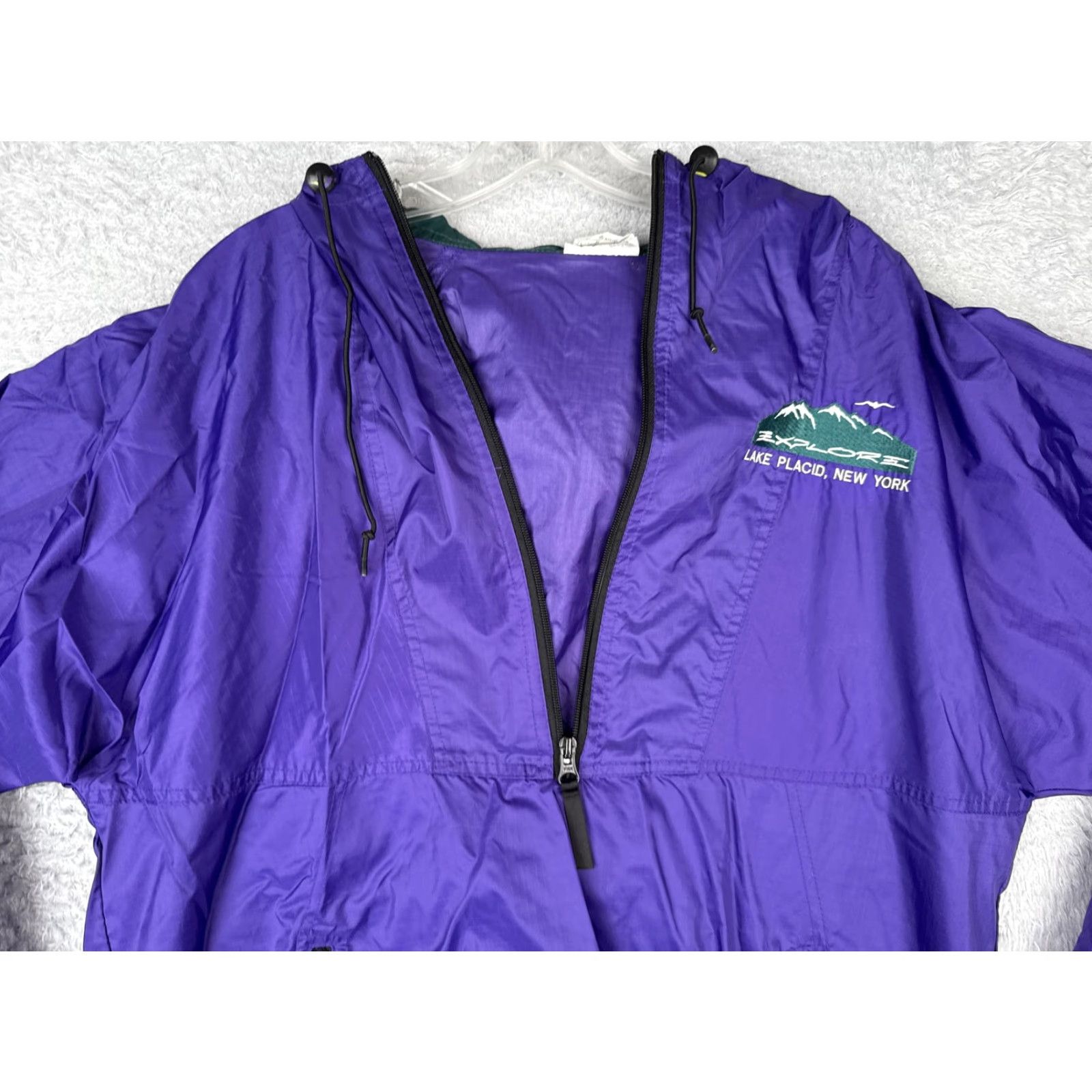 Helly Hansen VINTAGE Helly Hansen Jacket Mens Small Purple Explore Lake Placid Anorak 90s Size US S / EU 44-46 / 1 - 4 Thumbnail