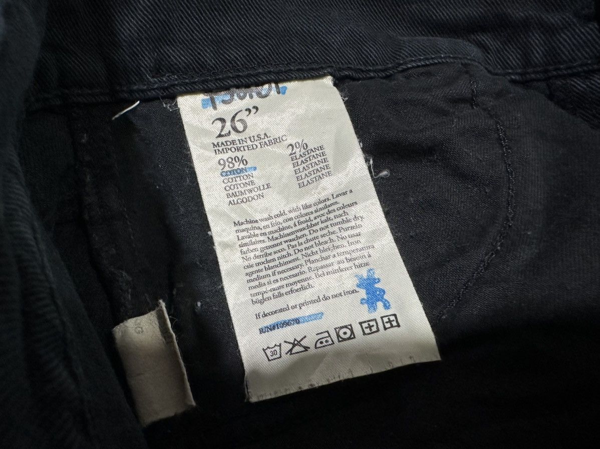 Ksubi 🔥Y2K Ksubi Super Skinny Zip Black Denim Size US 27 - 13 Thumbnail