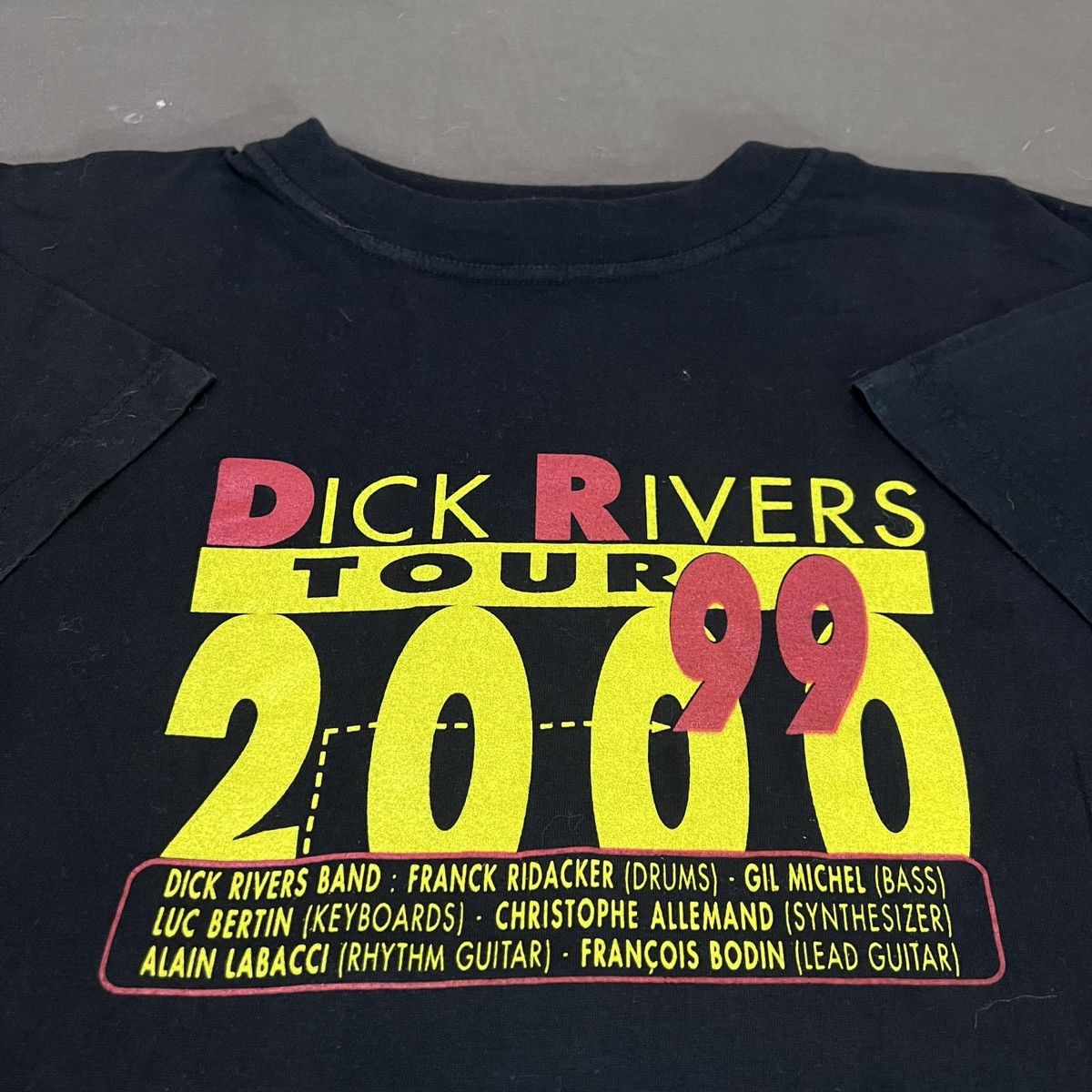 Band Tees × Vintage Vintage Dick Rivers Connexion Tour Promo Tee XL Size US XL / EU 56 / 4 - 1 Thumbnail