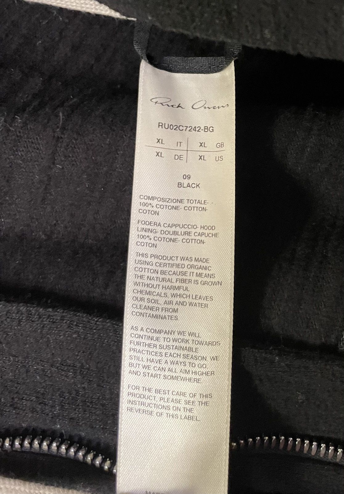 Rick Owens × Rick Owens Drkshdw EDFU HOODED JACKET - F/W 23 LUXOR Size US XL / EU 56 / 4 - 4 Thumbnail