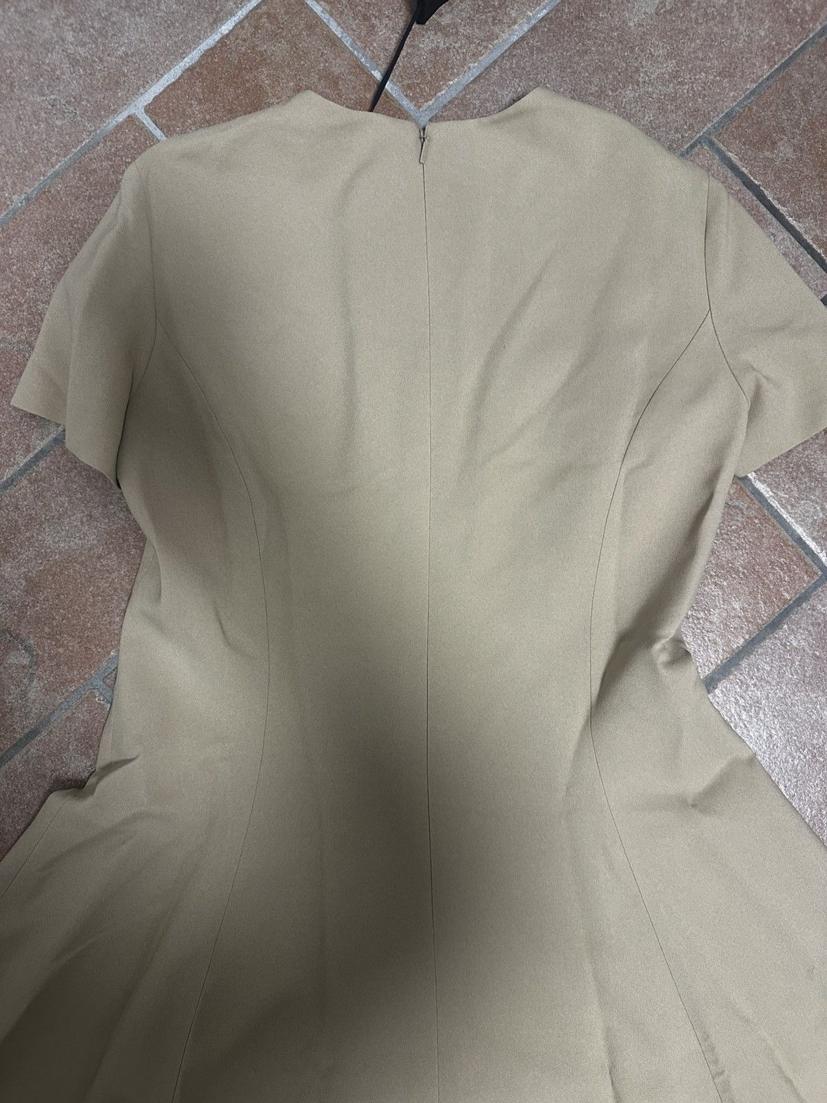 Versace Versace Beige Medusa ‘95 Mini Dress Size L / US 10 / IT 46 - 10 Thumbnail