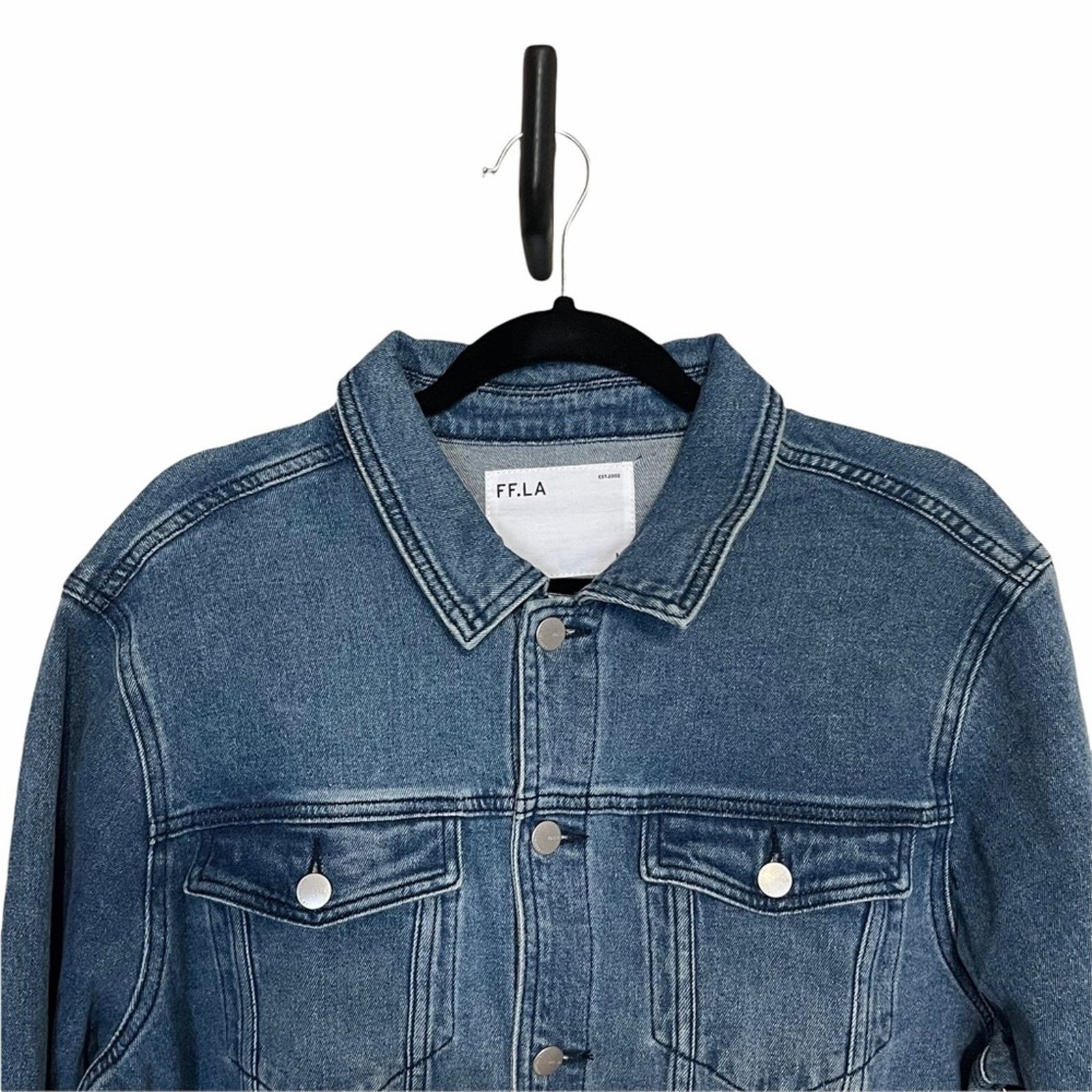 Five Four Five Four FF LA Bridge Denim Jacket Indigo Medium Wash M Size US M / EU 48-50 / 2 - 5 Thumbnail