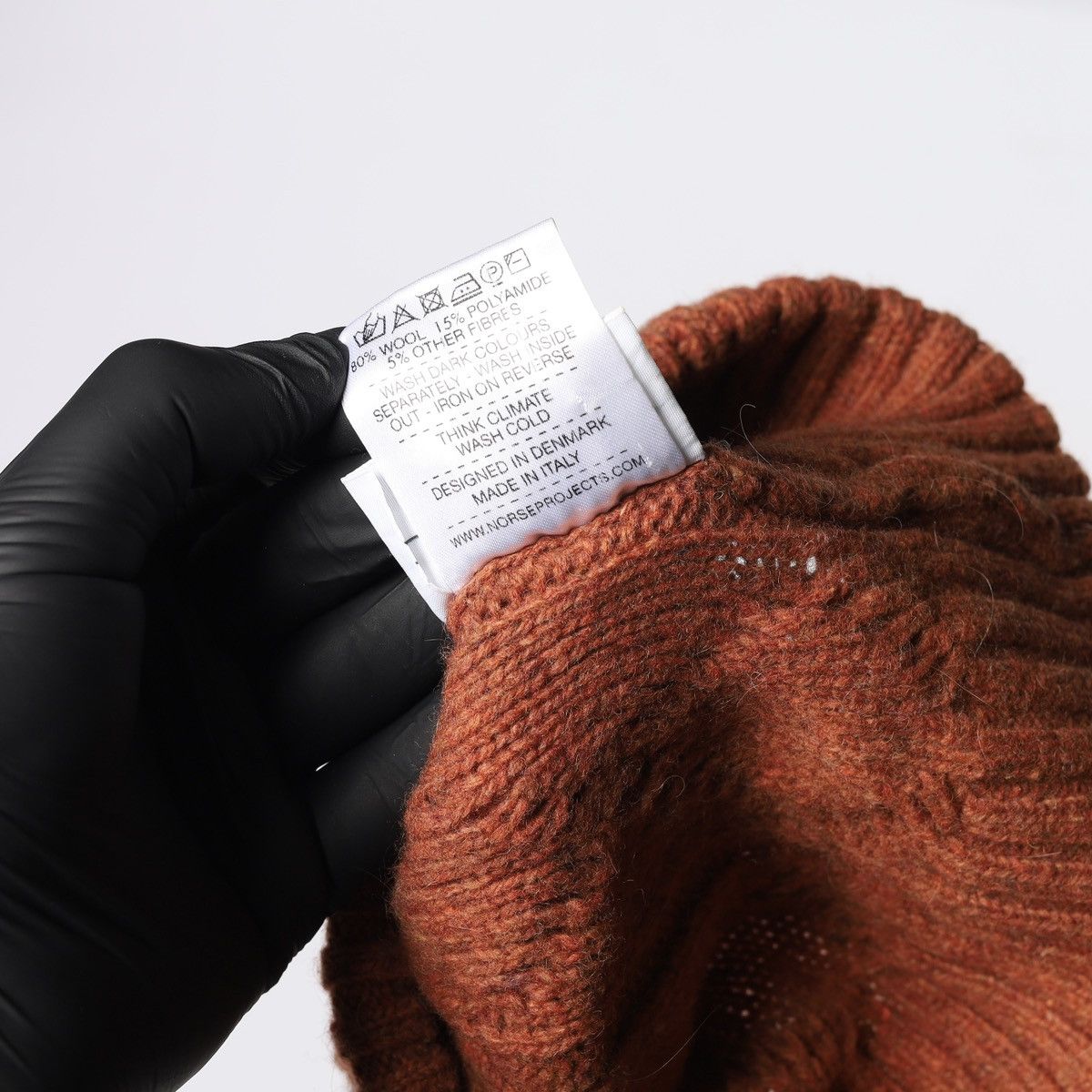 Norse Projects Norse Projects Magnus Beanie Hat aw11-12 Cable Wool Size ONE SIZE - 6 Thumbnail