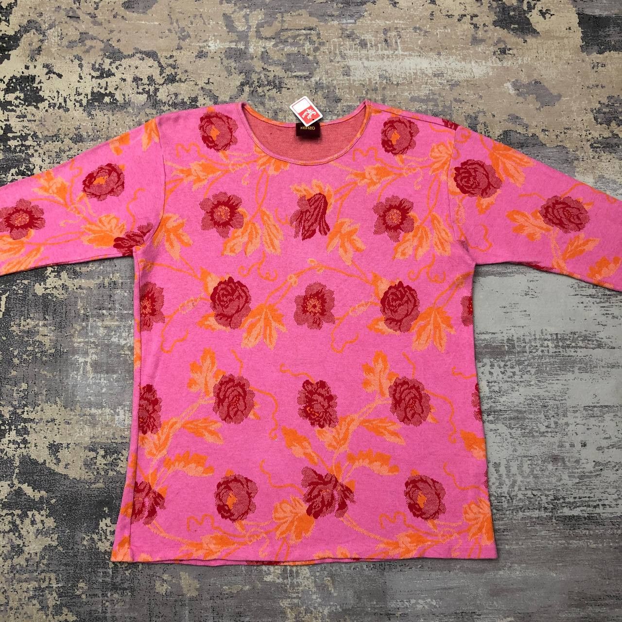 Japanese Brand × Kenzo T118 KENZO FLOWER FULLPRINT LONG SLEEVE TEE Size M / US 6-8 / IT 42-44 - 3 Thumbnail