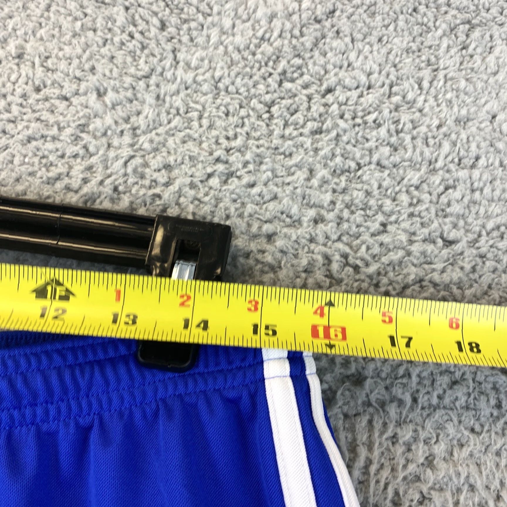 Adidas VINTAGE adidas Shorts Men Large Blue Athletic Soccer Climalite Drawstring Activewear Size US 33 - 4 Thumbnail