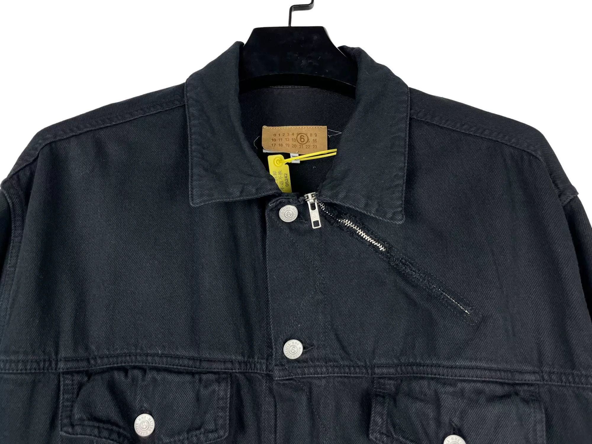 Maison Margiela Maison Margiela MM6 Zip Collar Denim Jacket Size US S / EU 44-46 / 1 - 3 Thumbnail