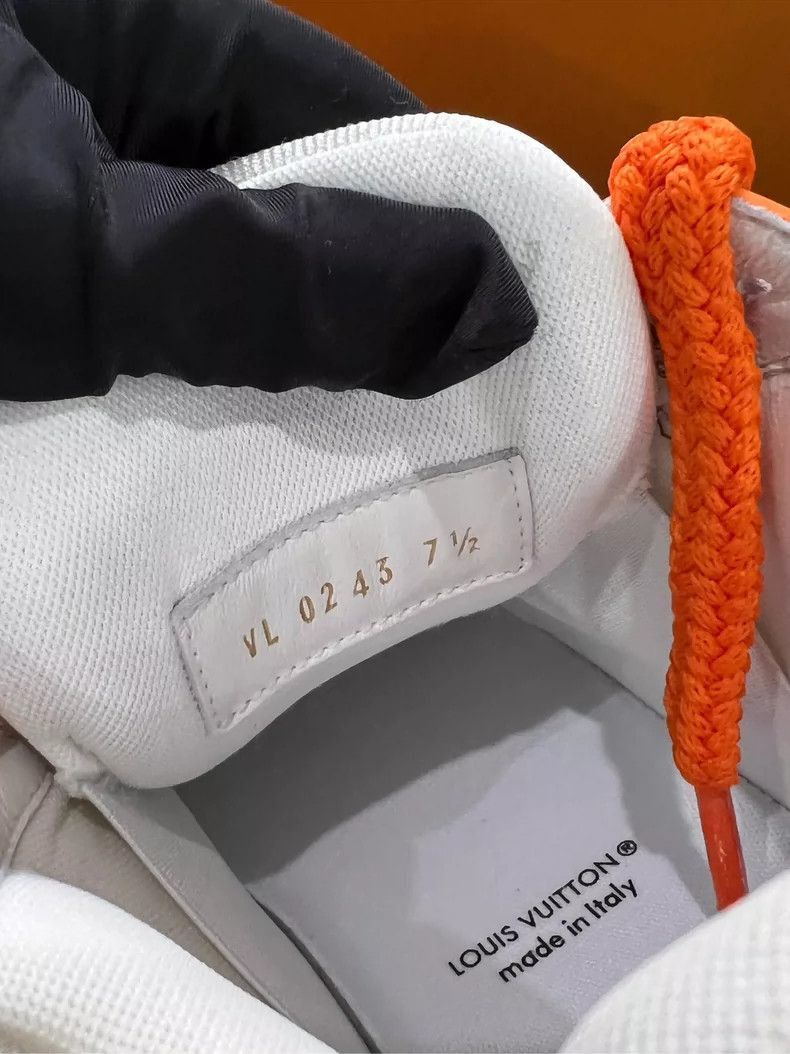Louis Vuitton Louis Vuitton Louis Vuitton Orange Sneakers Size 7.5/41.5- Size US 7.5 / EU 40-41 - 7 Thumbnail