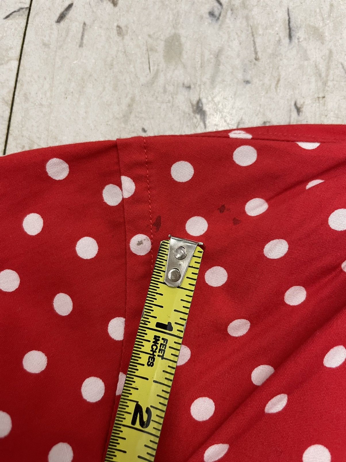 Comme des Garcons SHIRT Polka Dot Print Button Up Collar Cotton Size L / US 10 / IT 46 - 7 Thumbnail