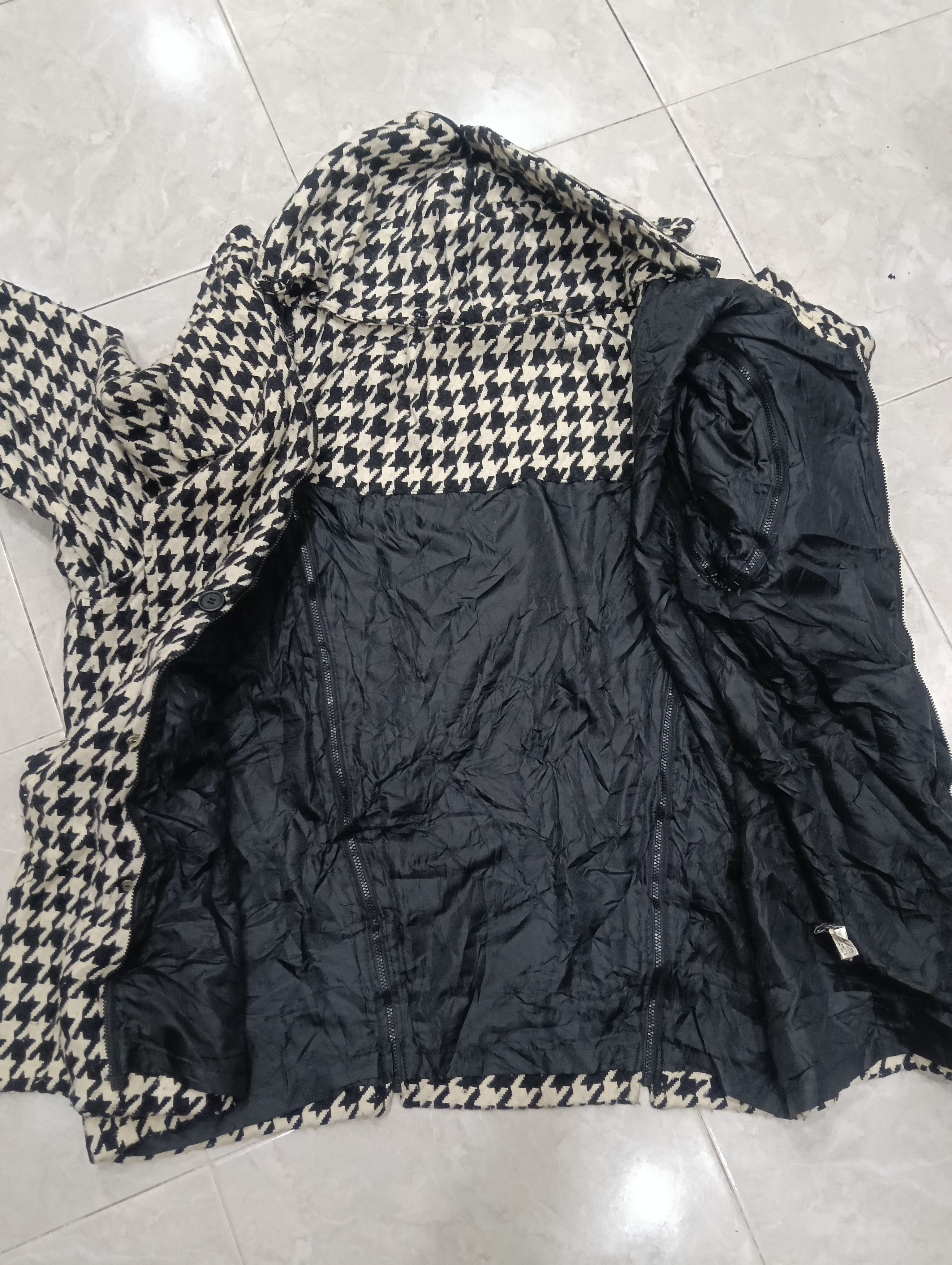 Japanese Unbrand Coat Parka Jacket Like Asymmetrical Design