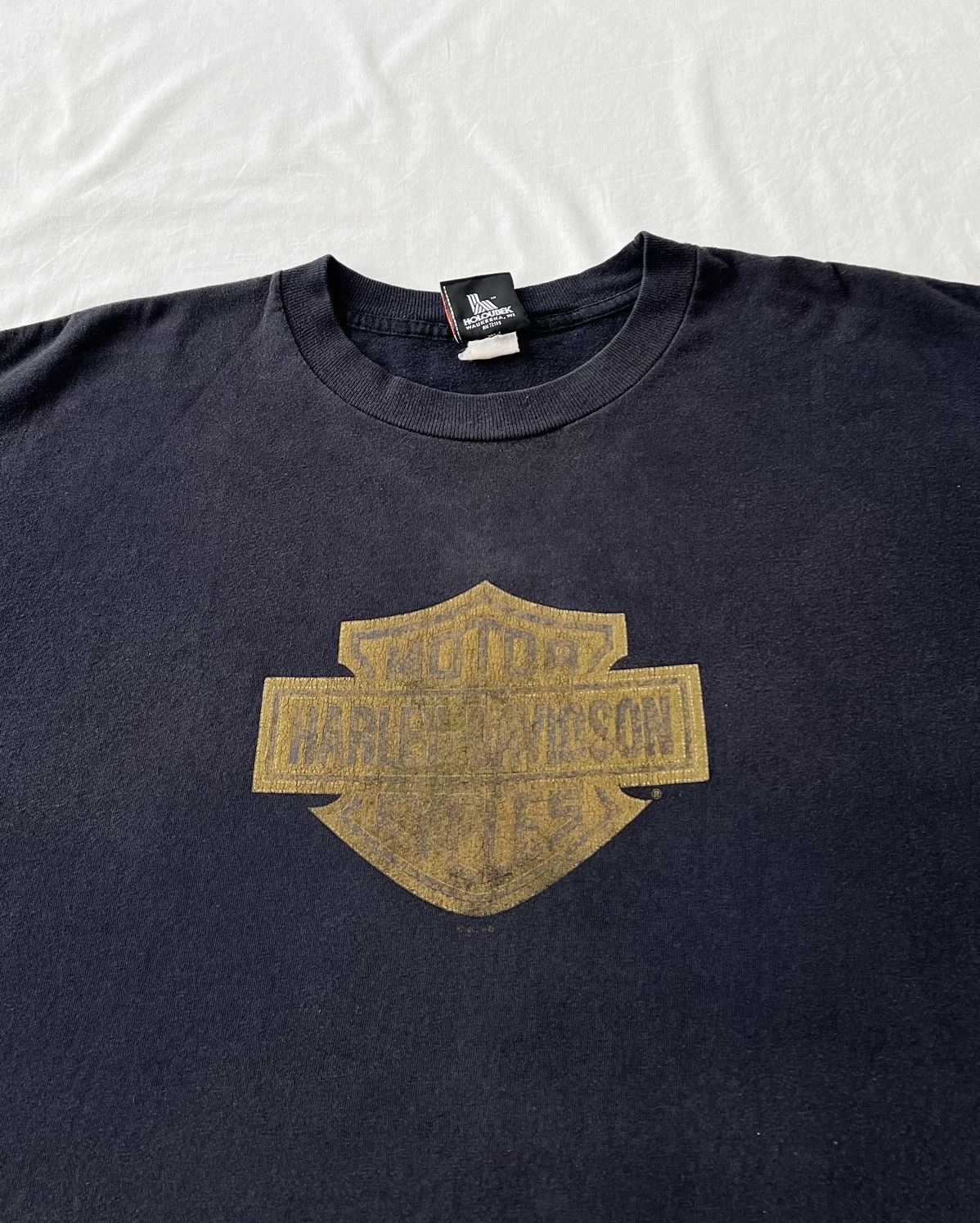 Harley Davidson Vintage 2006 Harley Davidson Motorcycle Louisiana T-shirt Size US XL / EU 56 / 4 - 4 Thumbnail