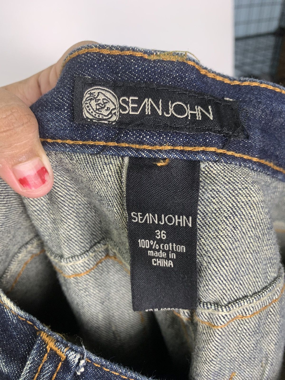 Sean John × Vintage Sean John distress denim Size US 36 / EU 52 - 13 Thumbnail
