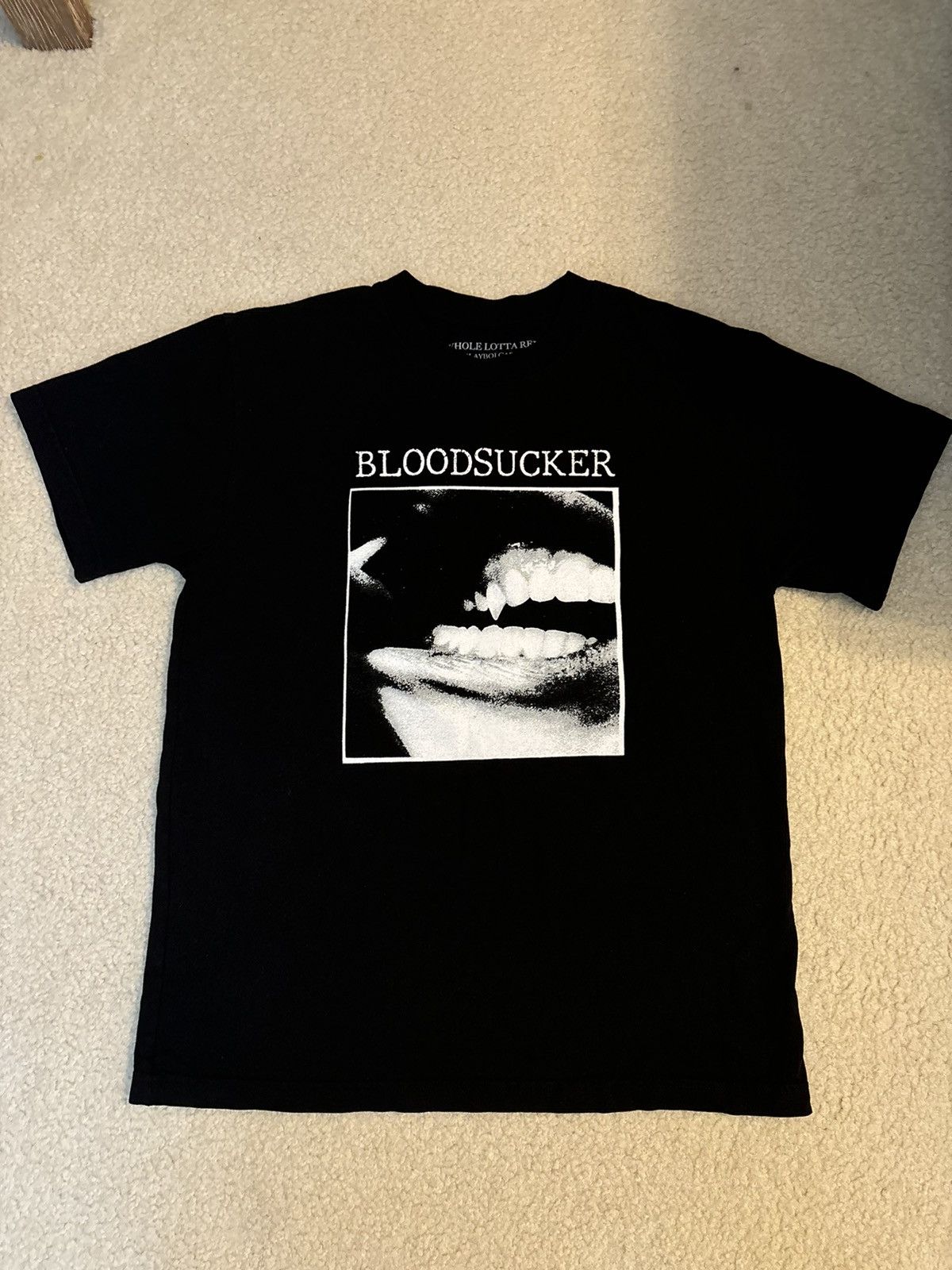 Playboi Carti Whole Lotta Red Bloodsucker Graphic Tee Black