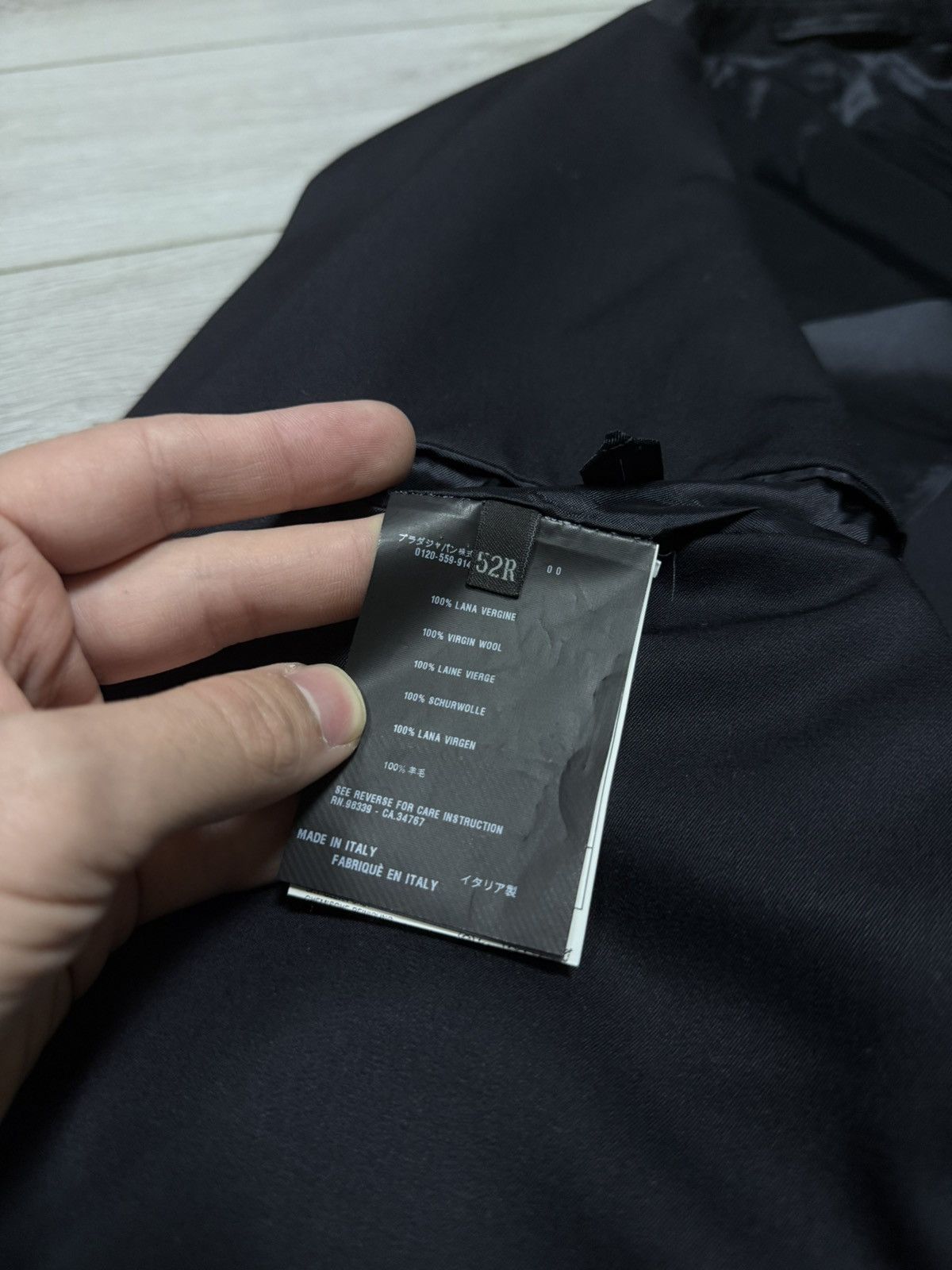 Prada Prada wool blazer two buttons single breasted tuxedo Size 52R - 6 Thumbnail