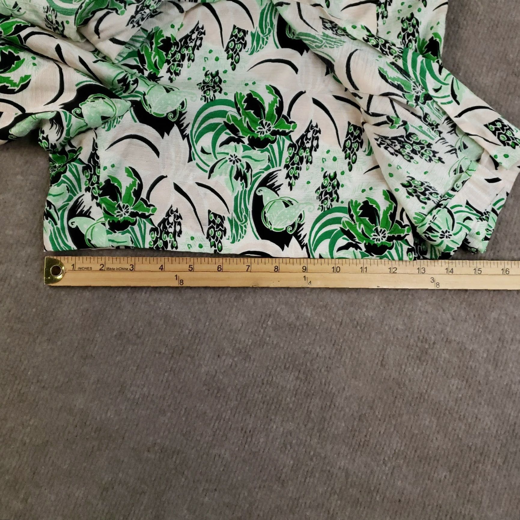 Veronica Beard VERONICA BEARD Skort Women Size 8 Green Pink Pleated Silk Spandex Floral Lightweight Stretch Size 30" / US 8 / IT 44 - 5 Thumbnail