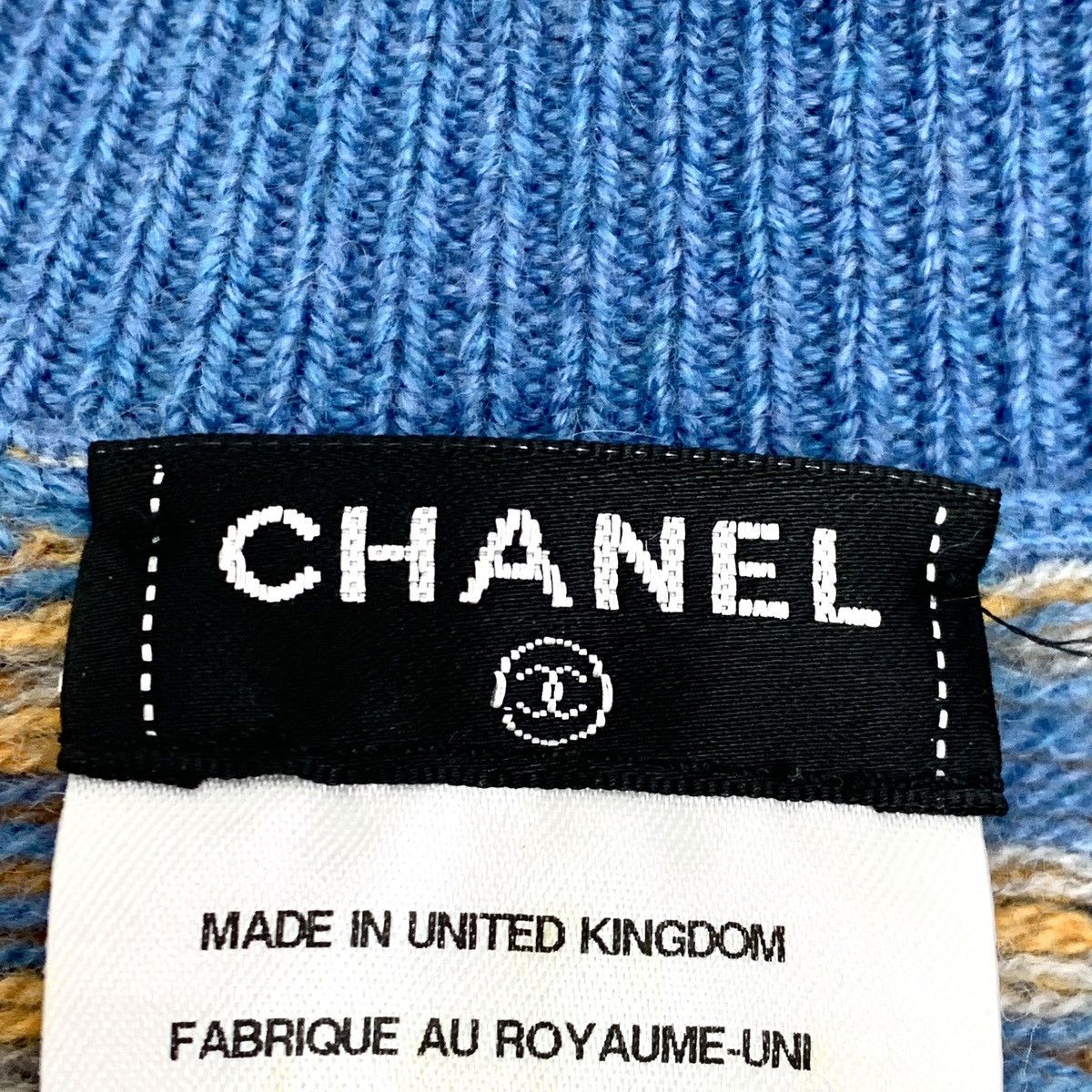 Chanel Chanel Colorblocked Cashmere Crew Neck Cardigan Size S / US 4 / IT 40 - 6 Thumbnail